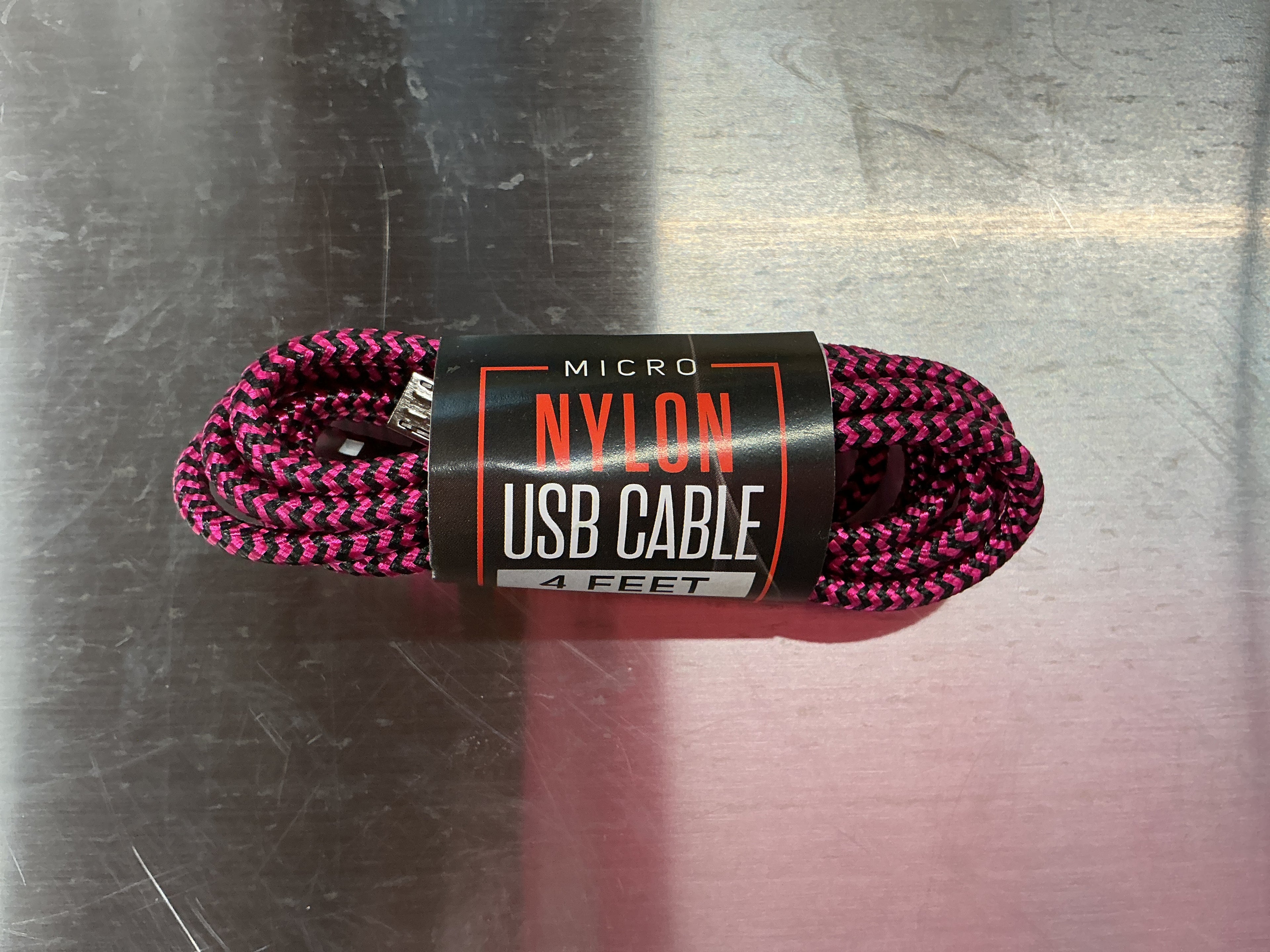 Nylon 4’ Micro USB Cable