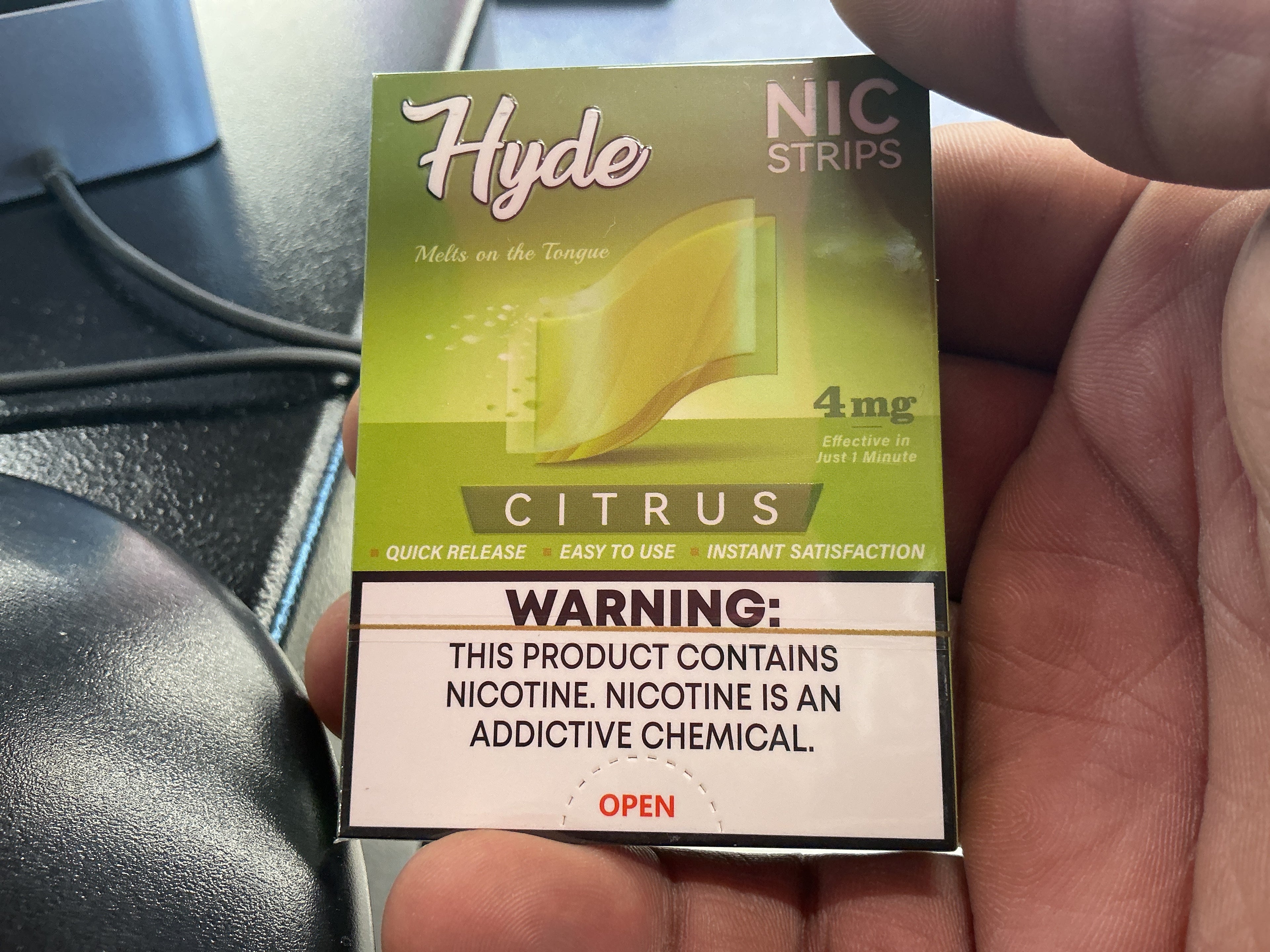 Hyde NIC Strips Citrus