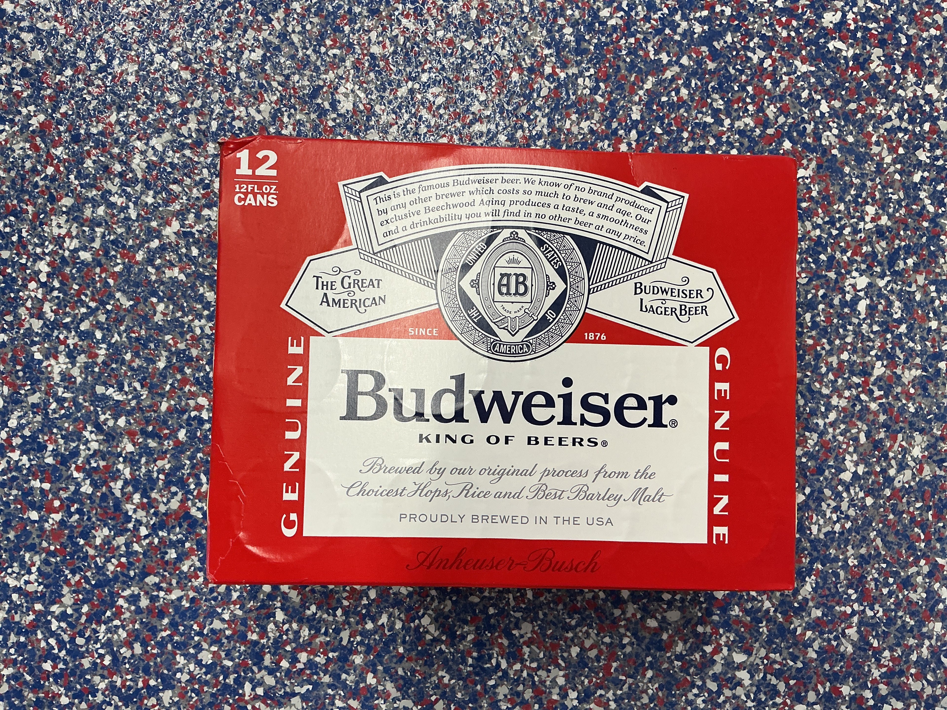 Budweiser 12 pk/ 12 oz cans