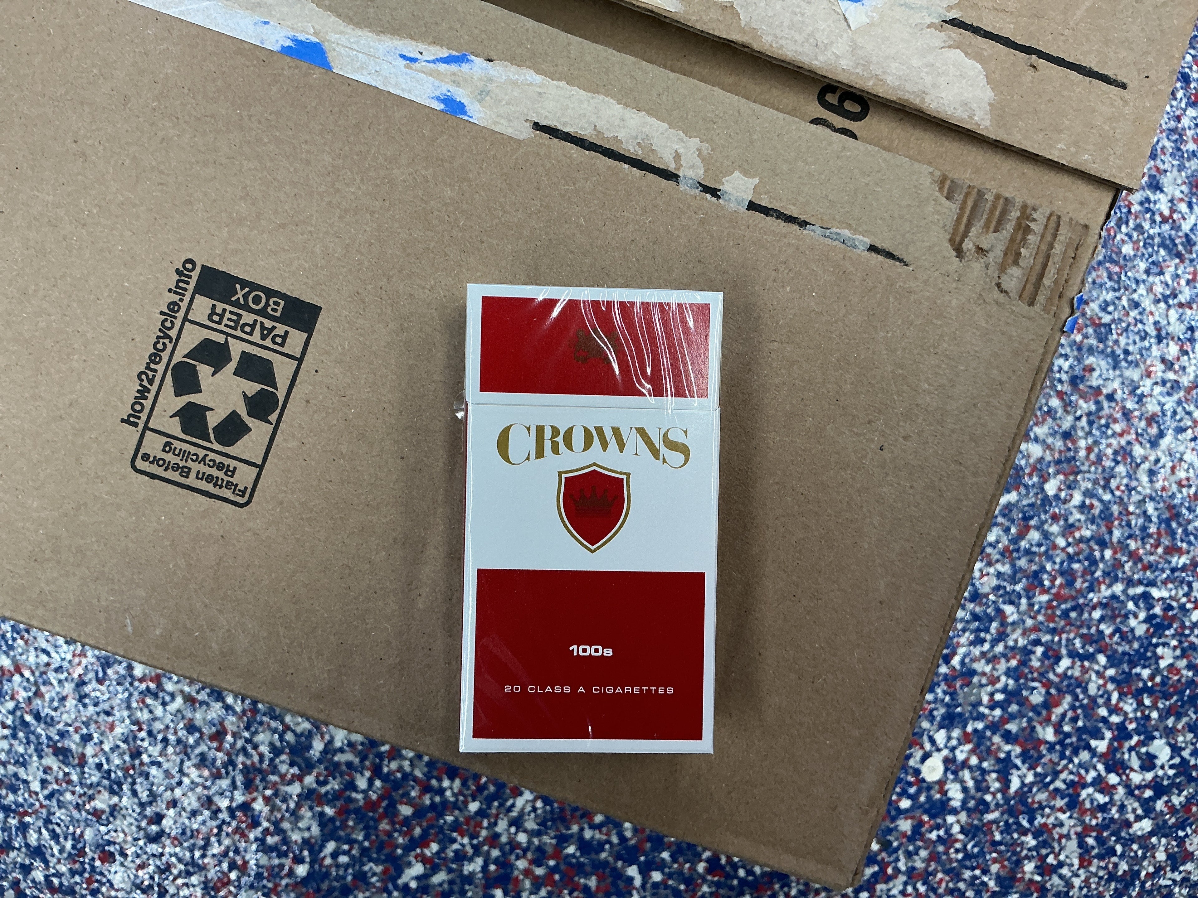 Crowns Red 100 Box