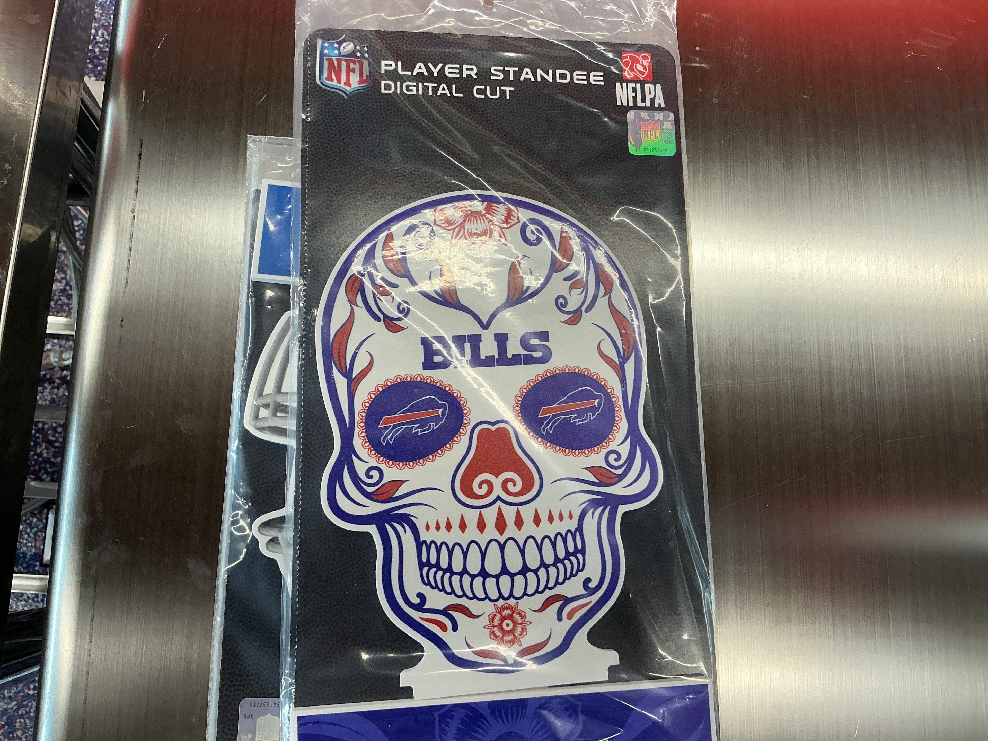 Bills Skull Standee