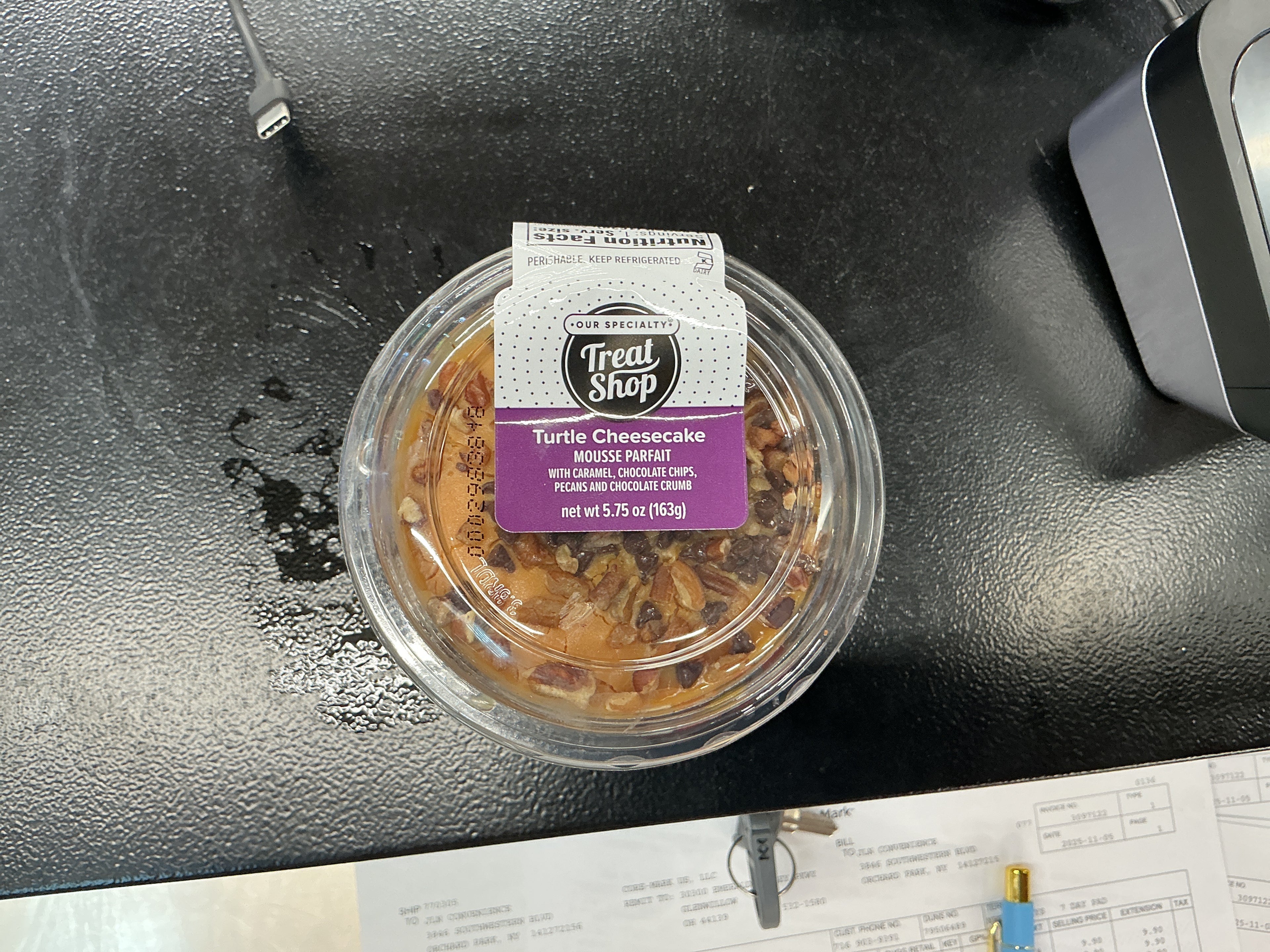 Rich’s Parfait Turtle Cheesecake