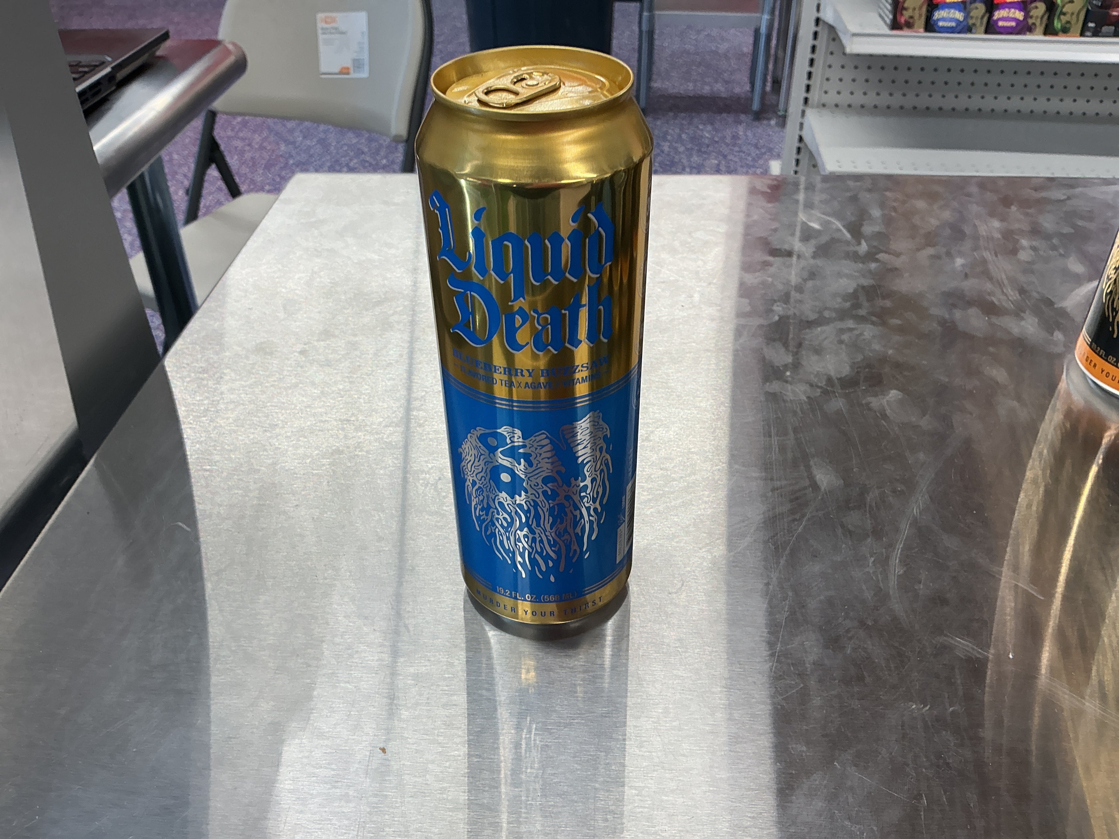 Liquid Death Blueberry Buzzsaw 19.2oz
