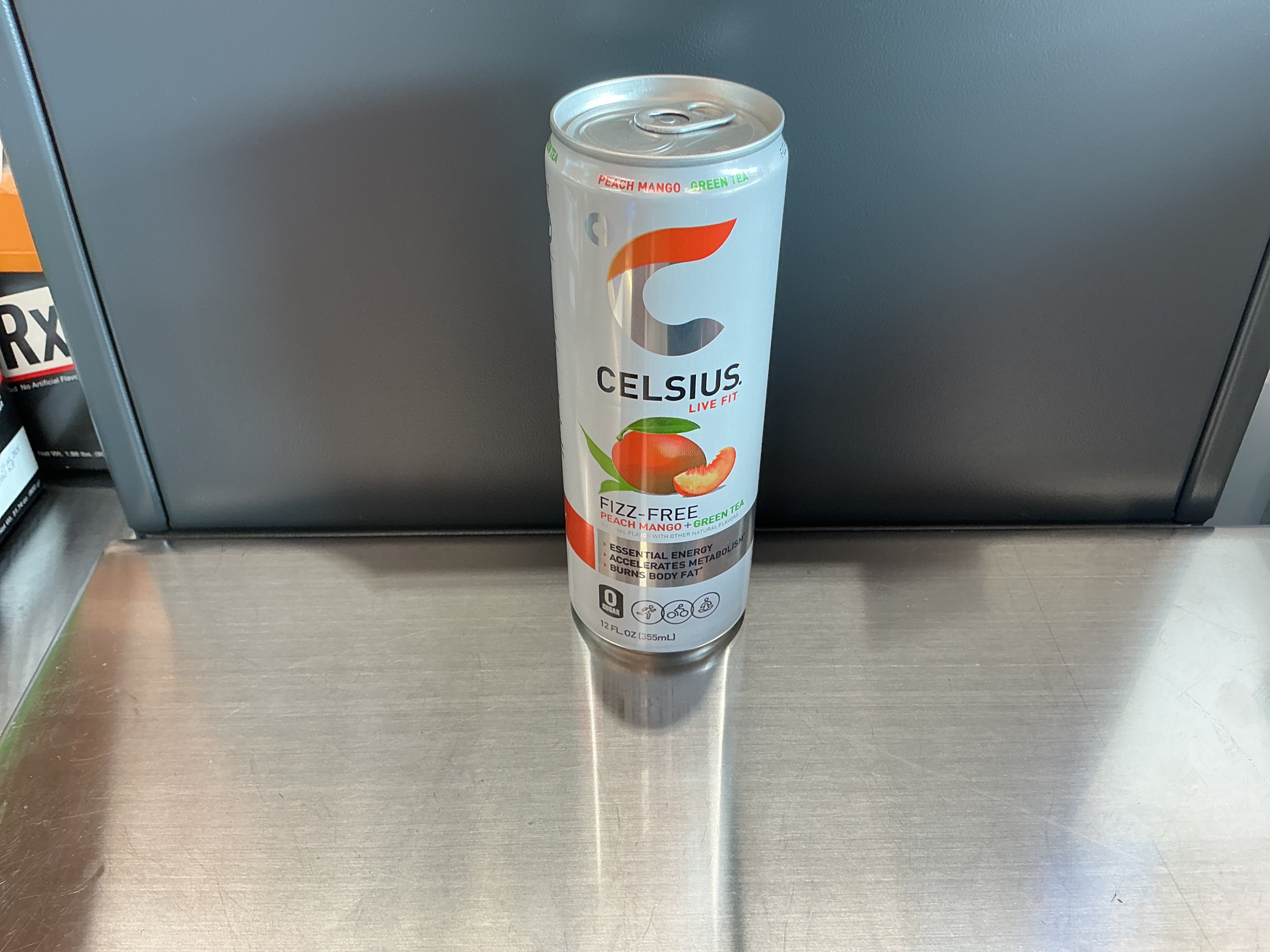 Celsius Peach Mango green tea 12oz