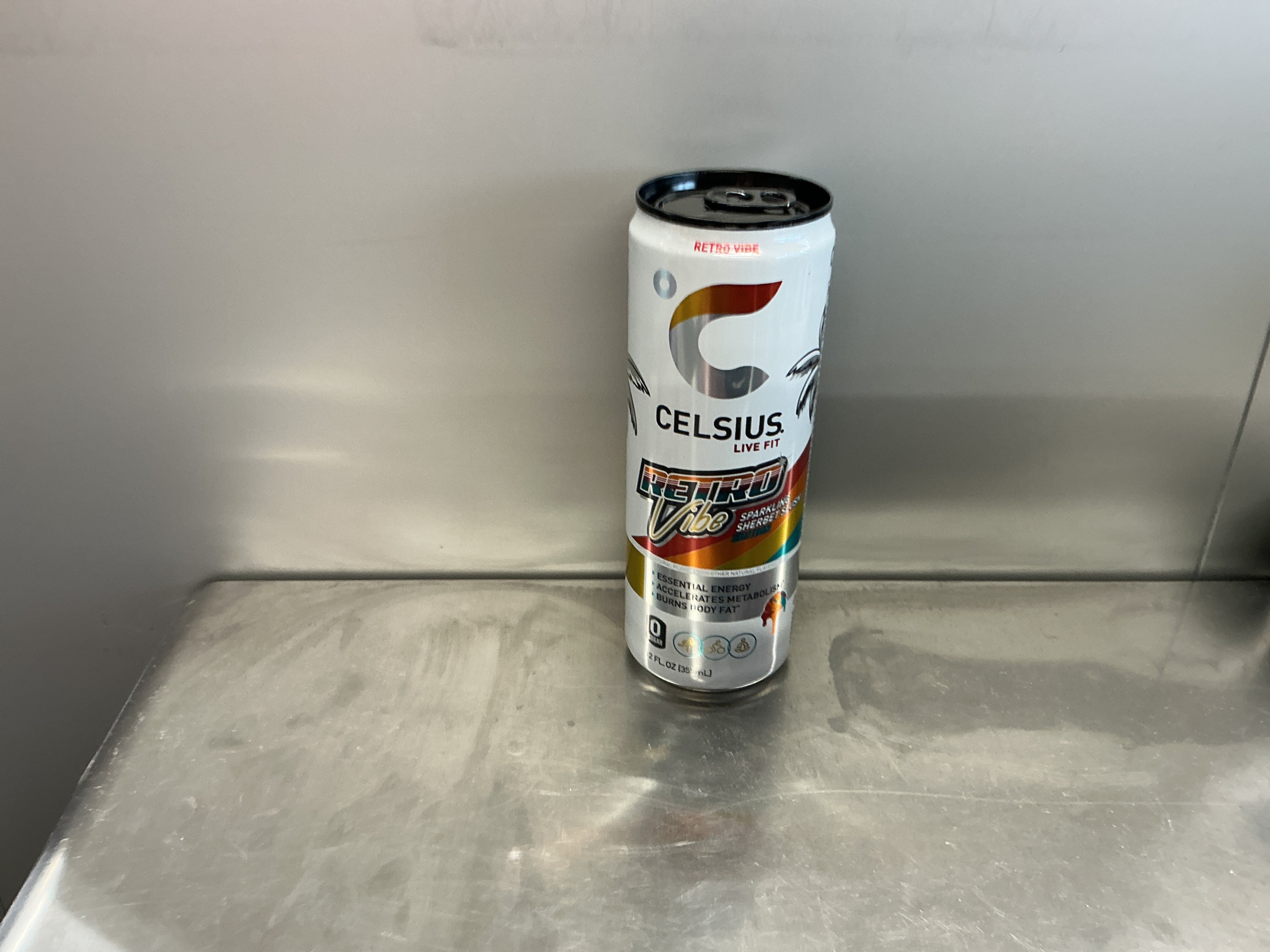 Celsius Retro Vibe Sparking Sherbet Slush 12oz