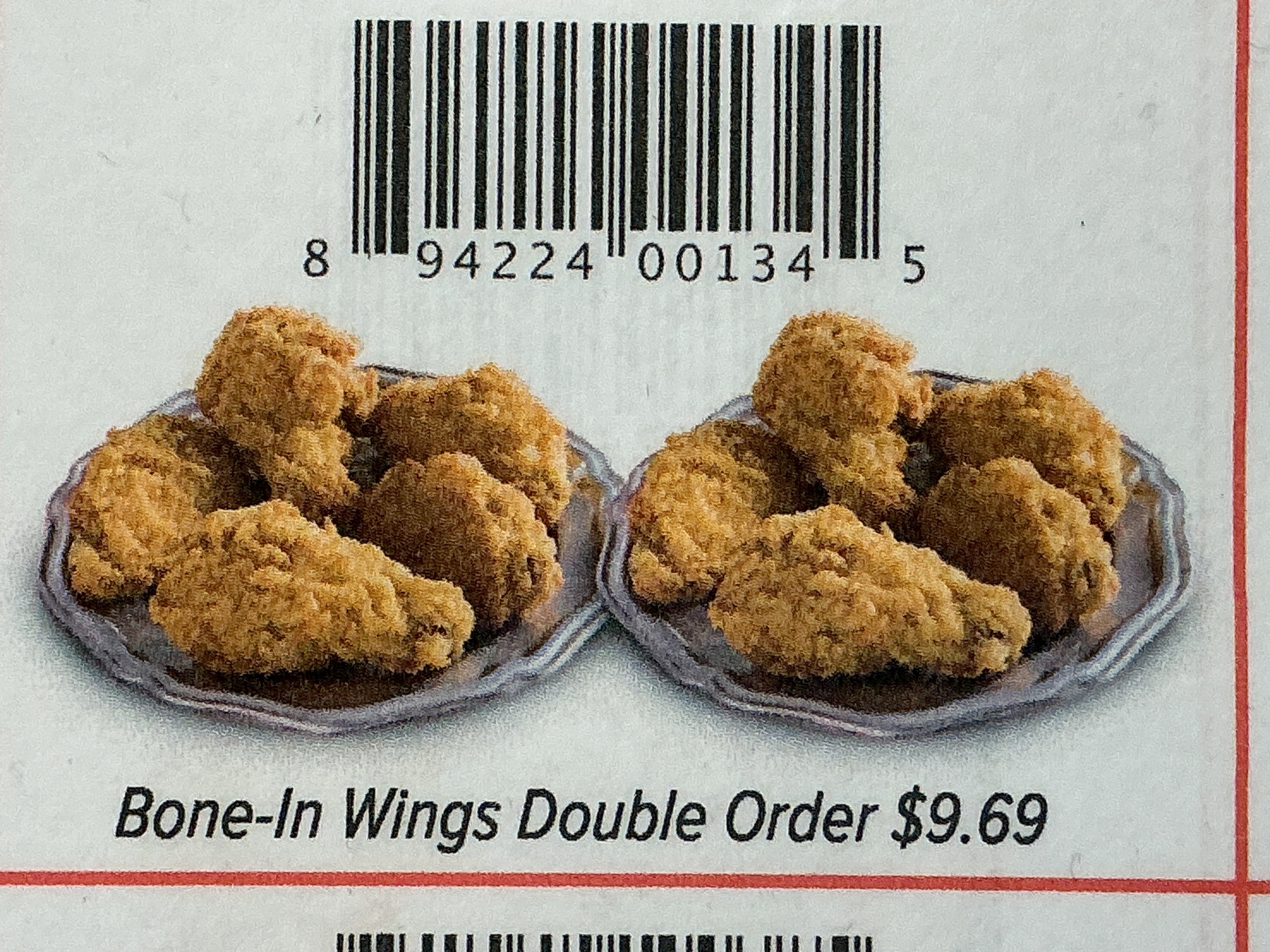 Bone-In Wings Double Order