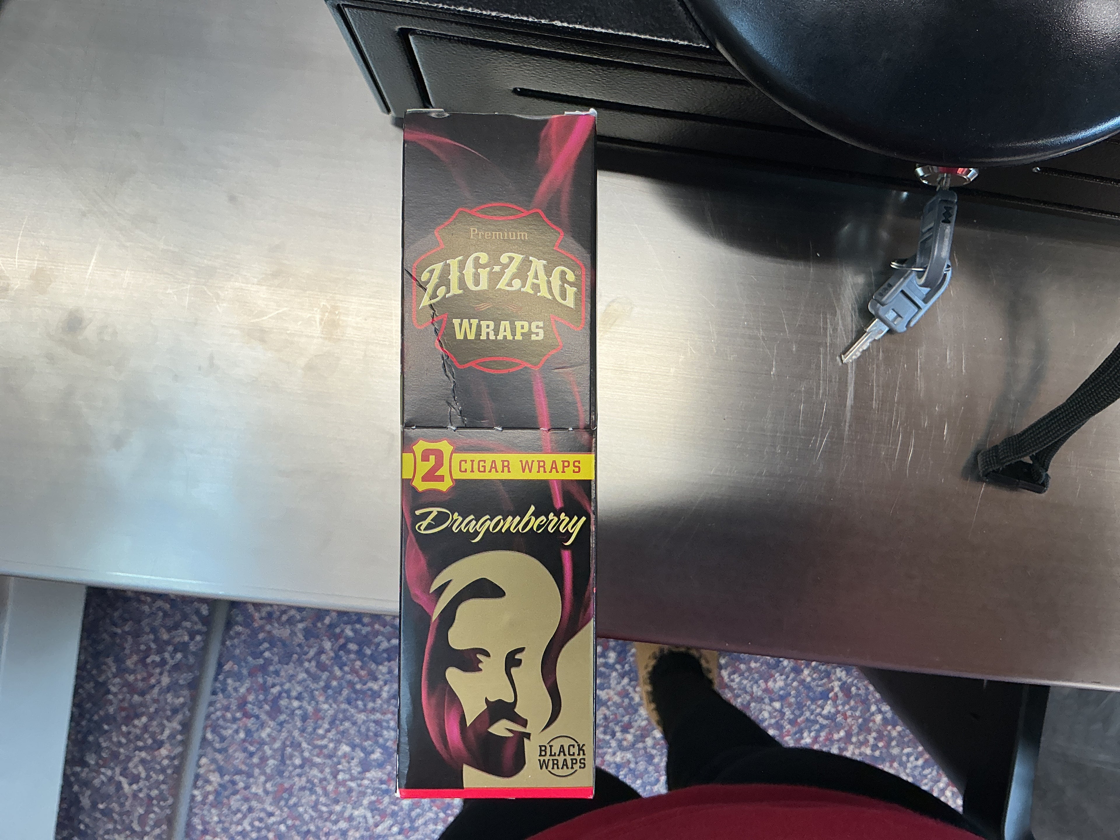 Zigzag Rillo Drangonberry 2pk