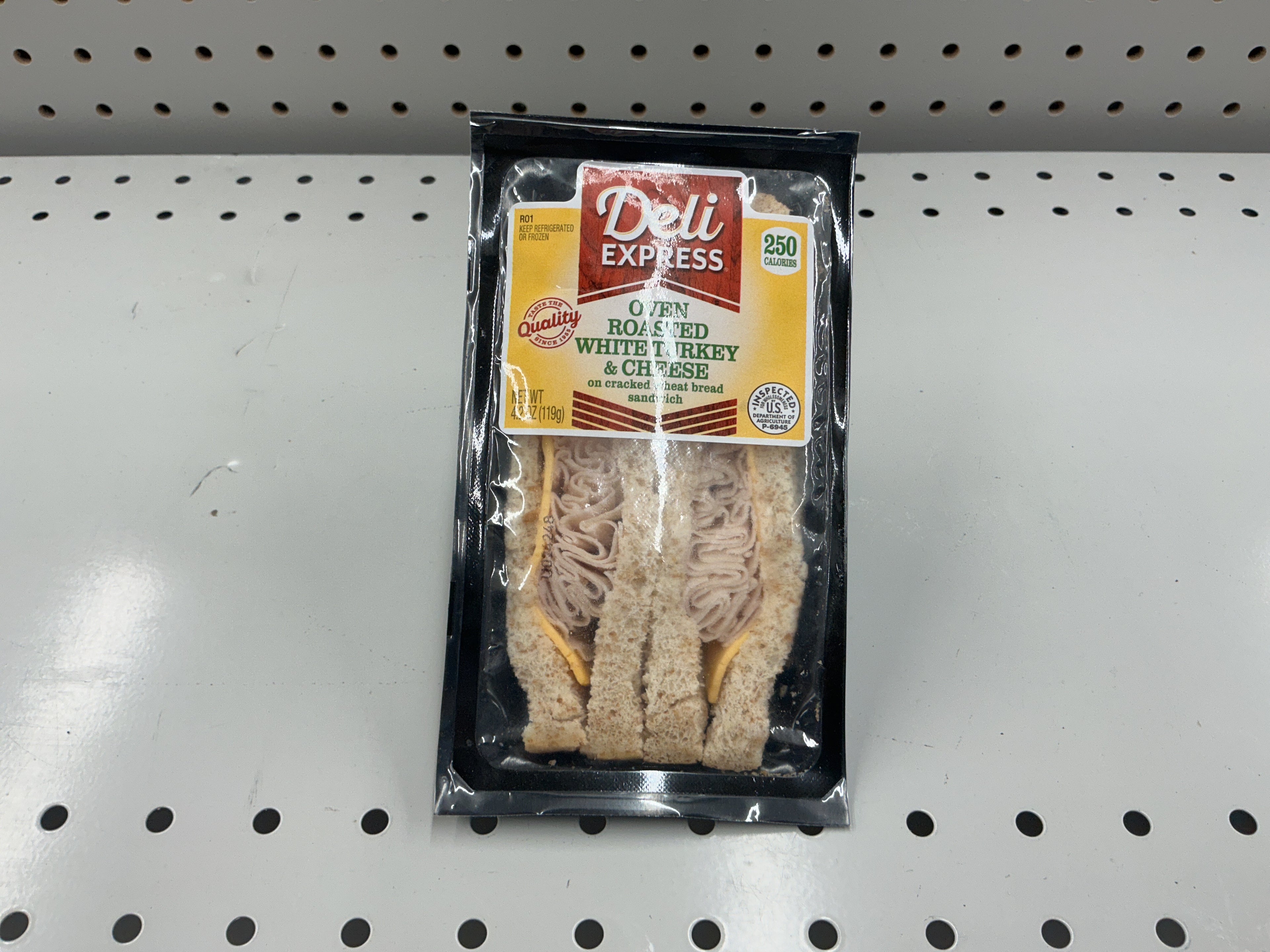 Deli Express Wedge Oven Roasted White Turkey and Cheese