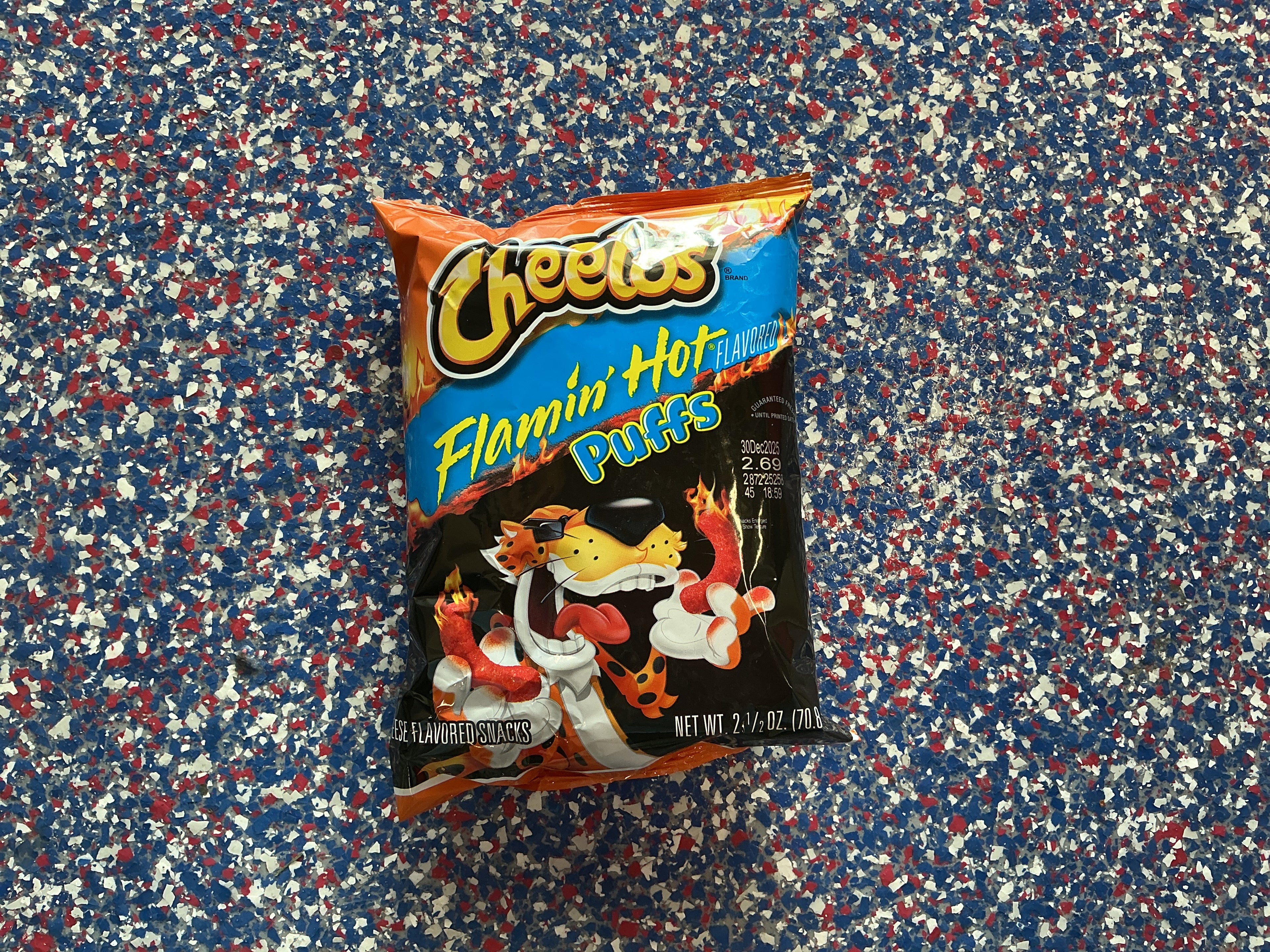 Cheetos Flamin Hot Puffs 2 1/2oz