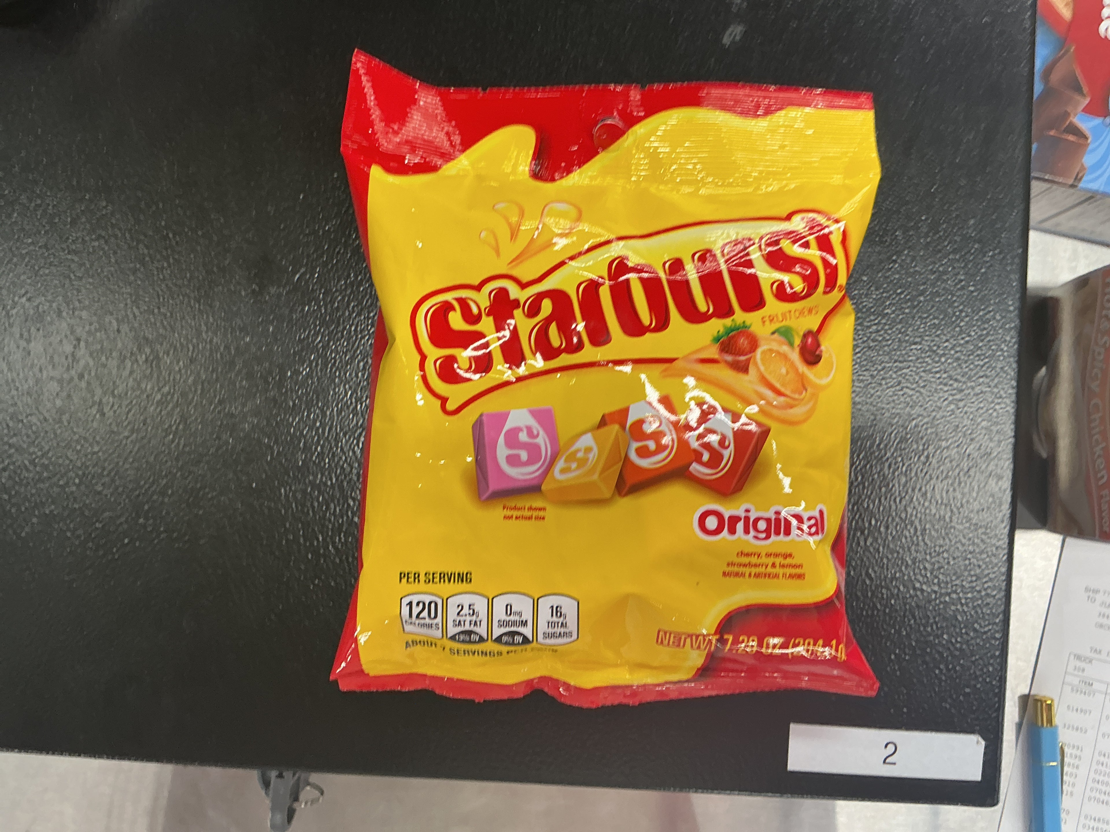 Starburst Original Fruit Chews Peg Pk