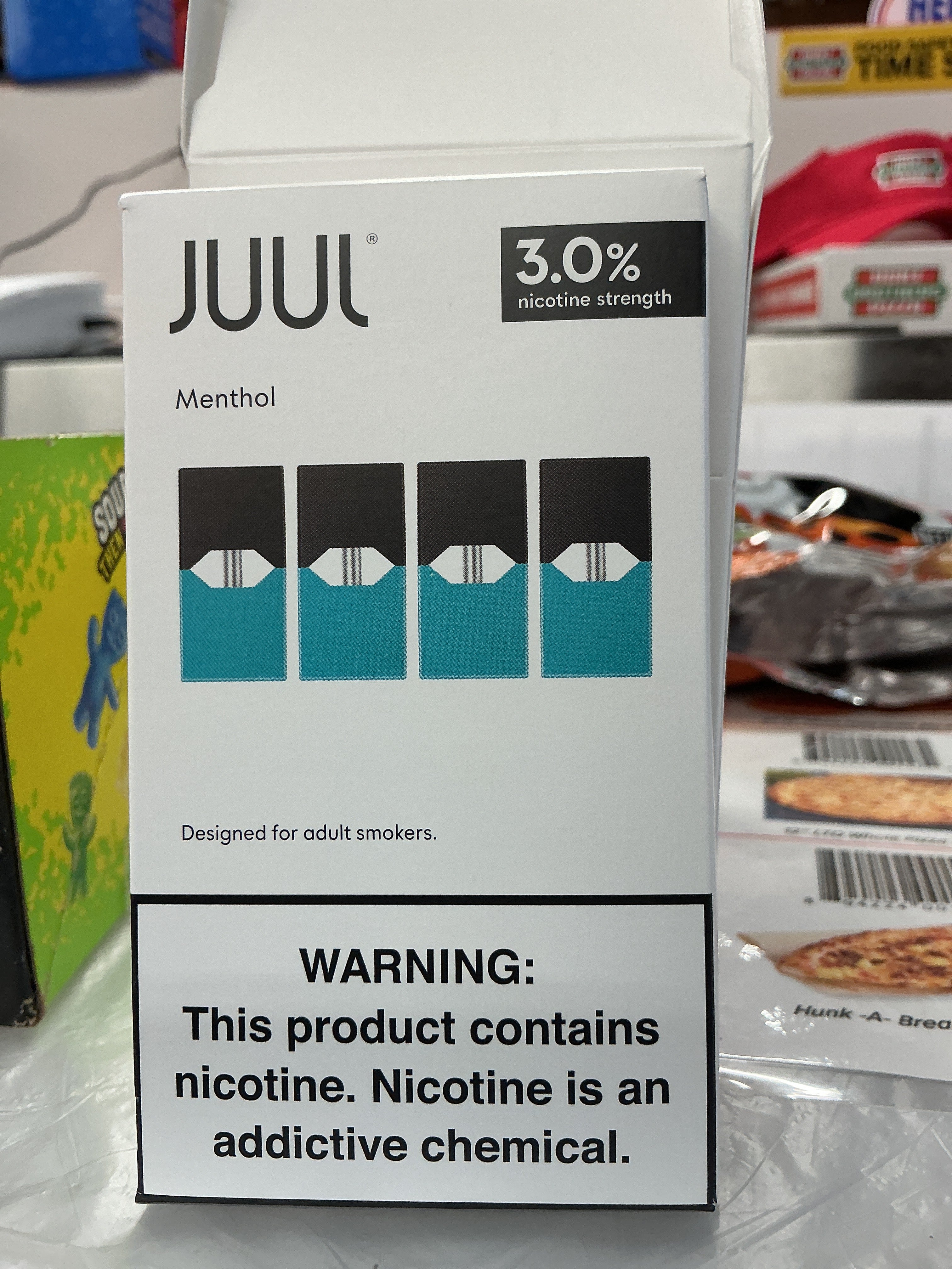 USJPJ1 Menthol 3% 4pk