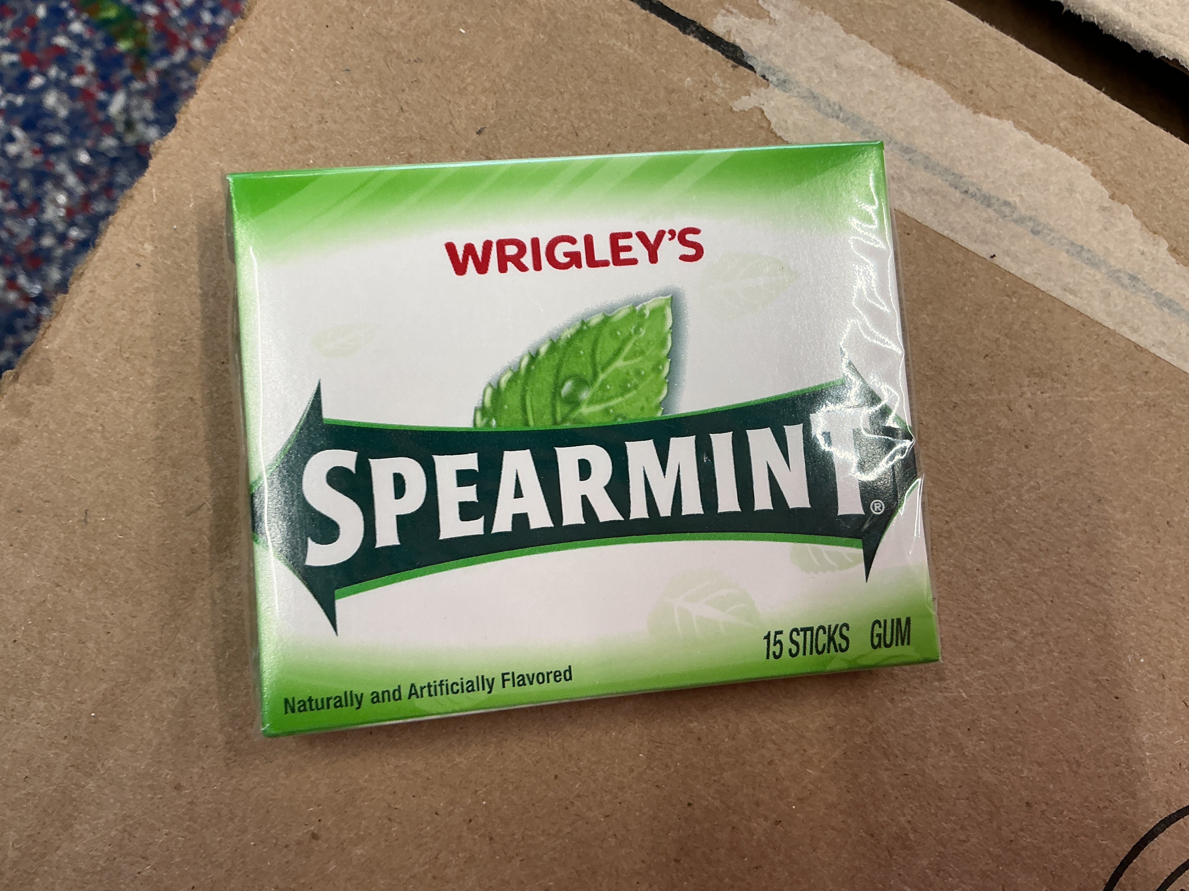 Wrigley’s spearmint gum