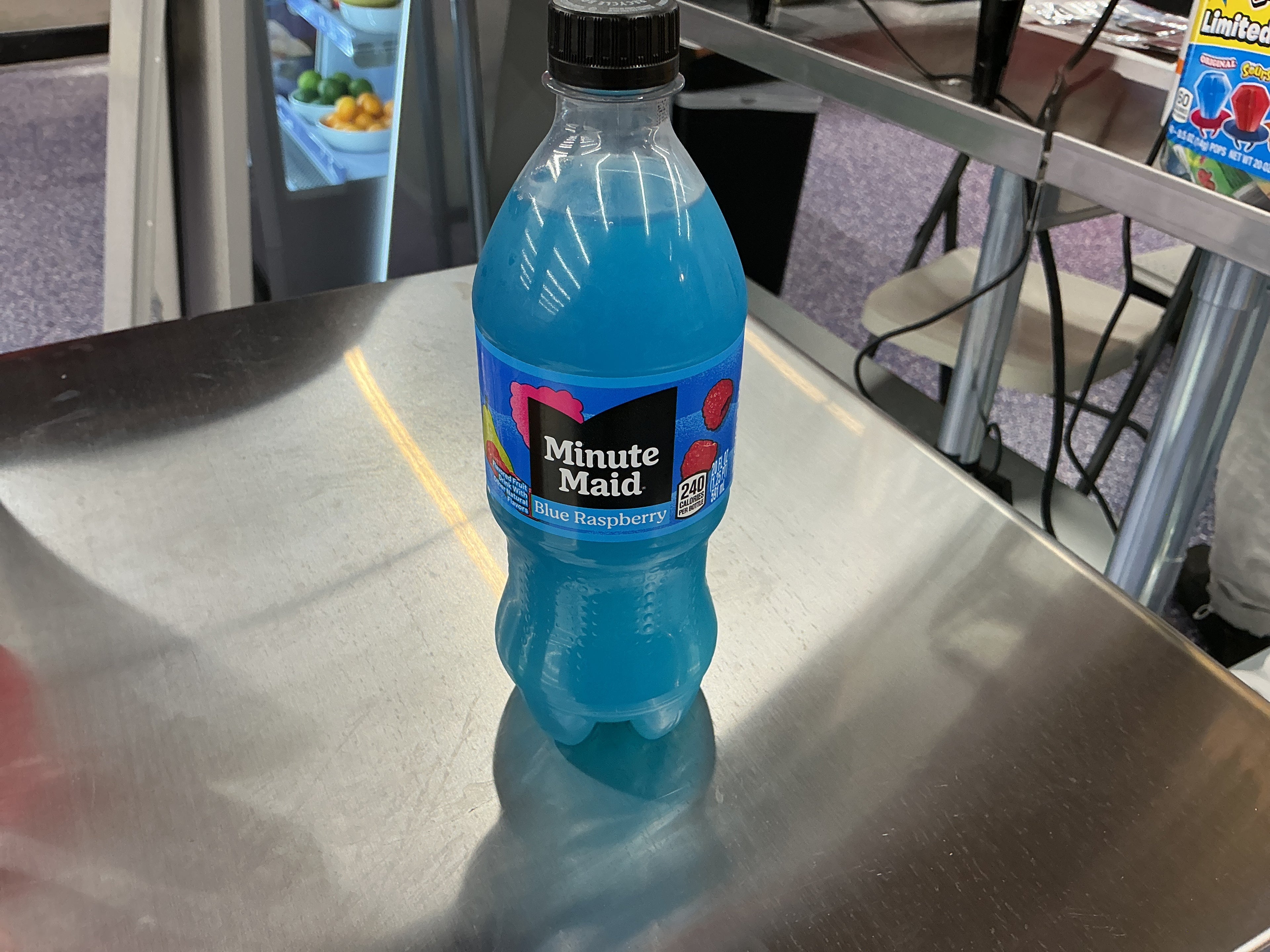 Minute Maid Blue Rasberry 20oz