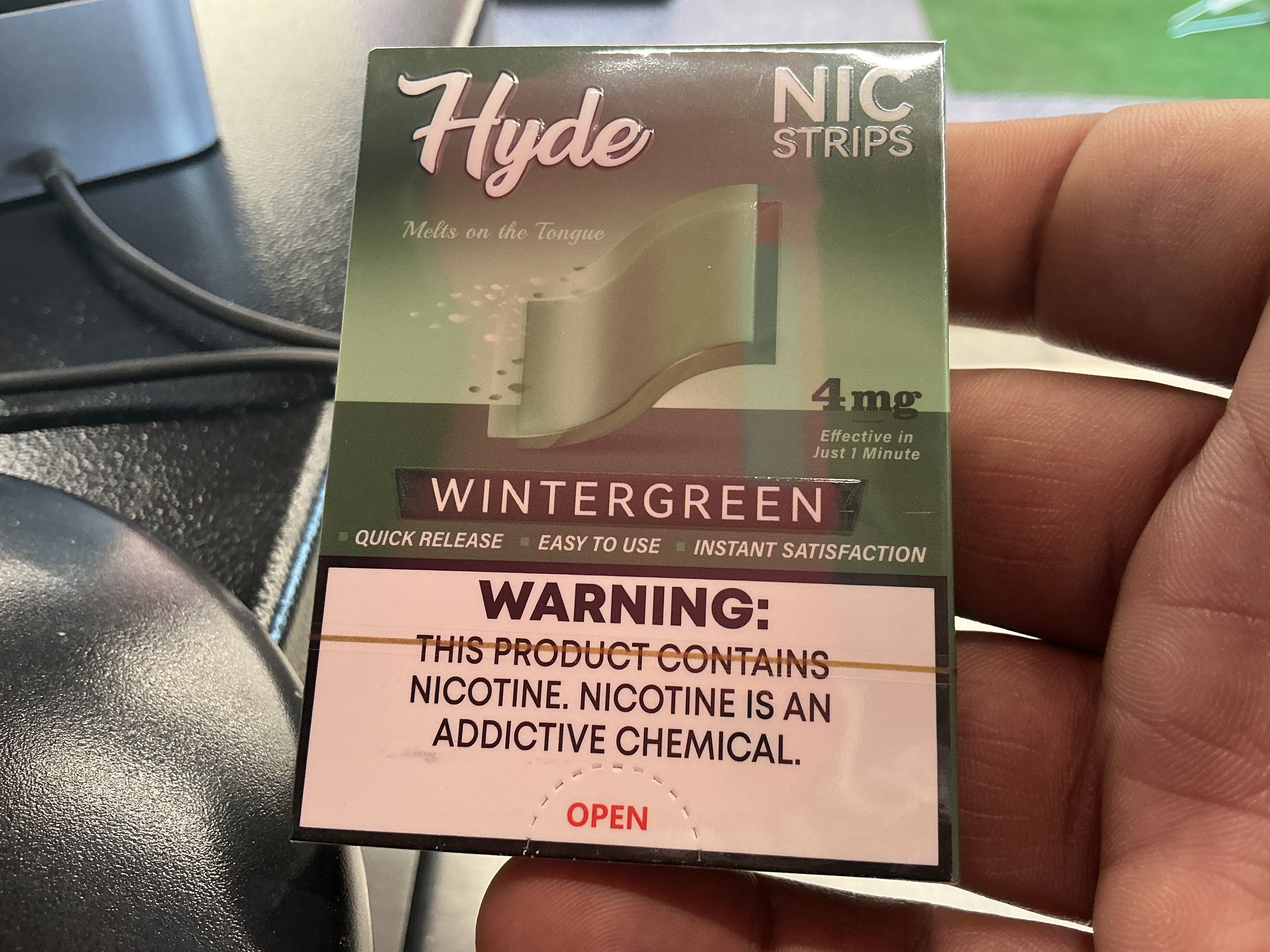 Hyde strips Wintergreen