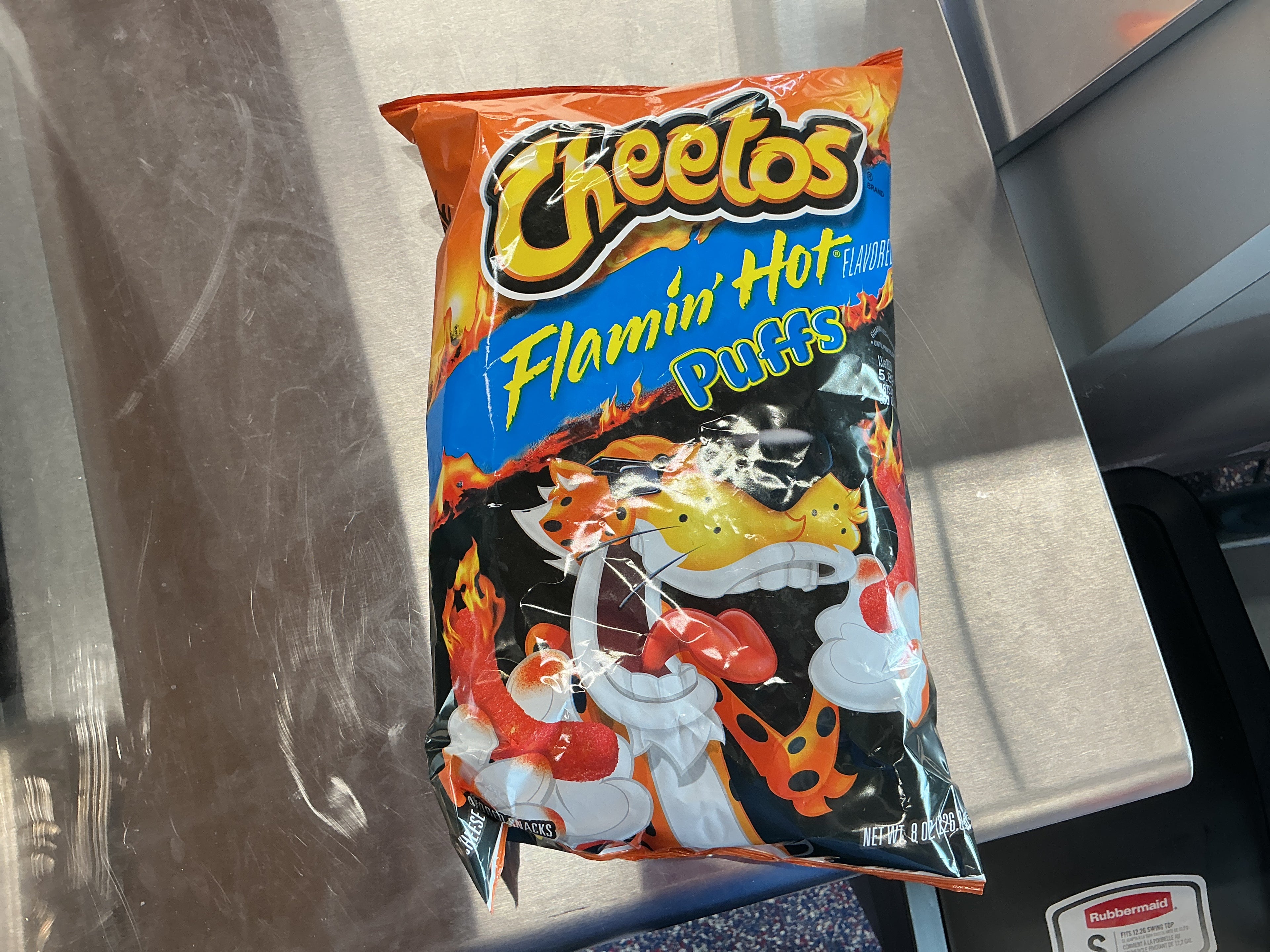 Cheetos Puffs Flamin Hot 8oz