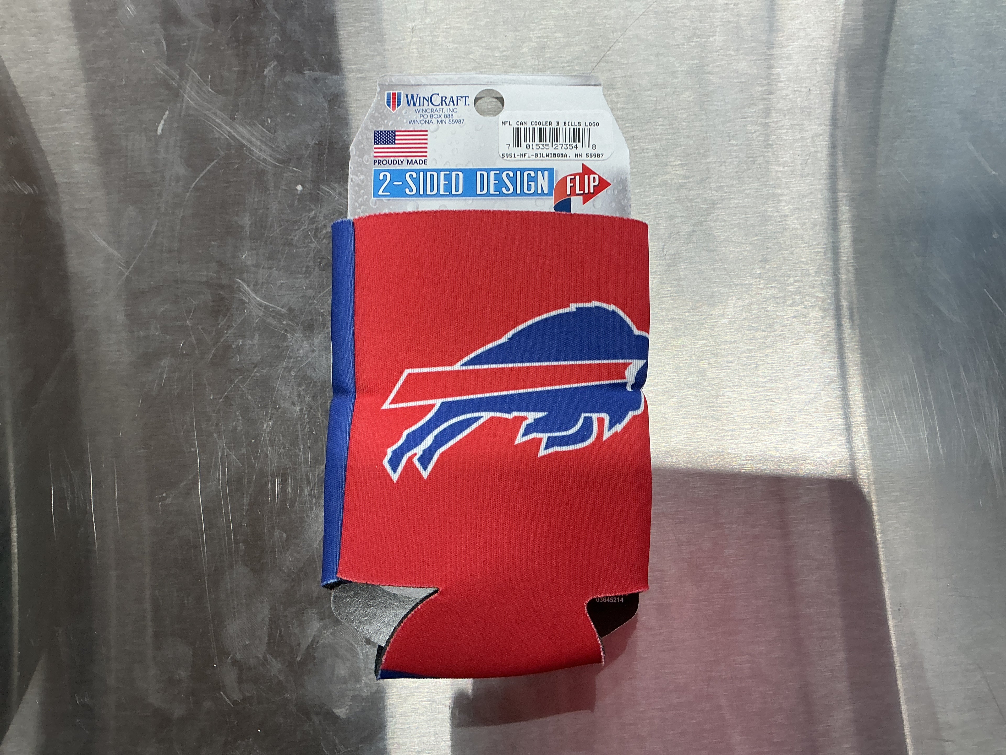 Bills Double Sided Can Cooler