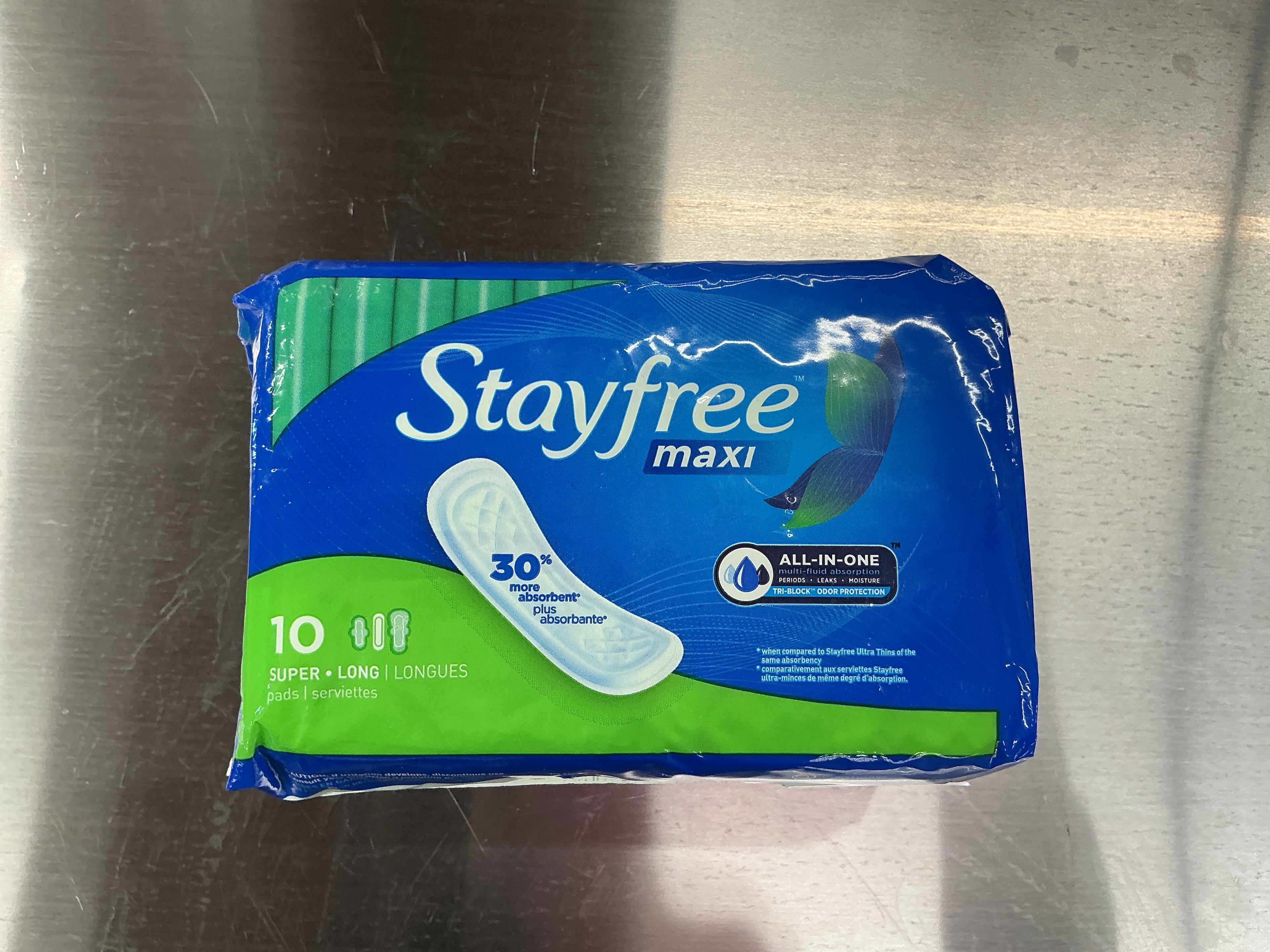 Stayfree super maxi tampon pads