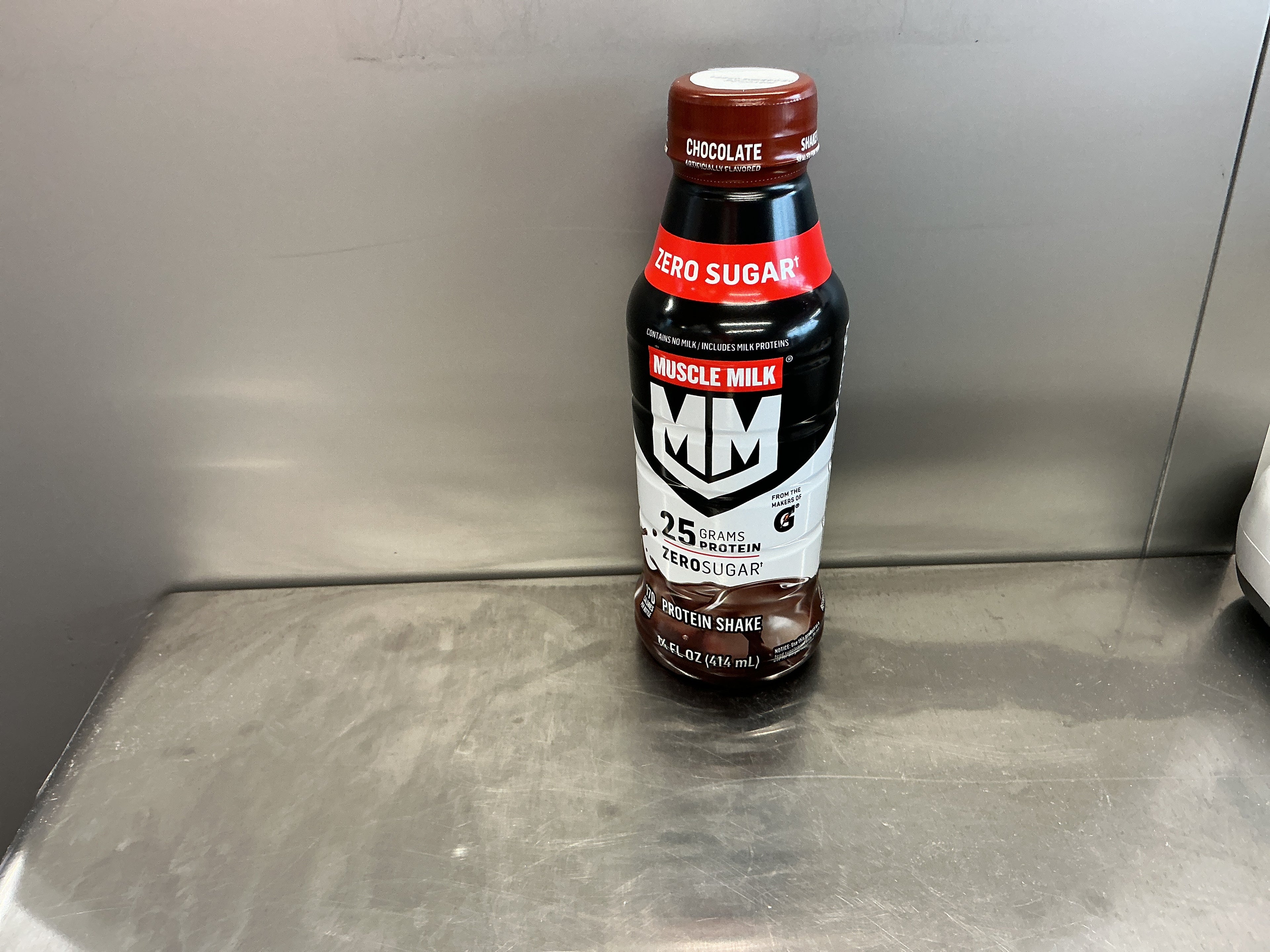 Muscle Milk zero sugar chocolate 14oz