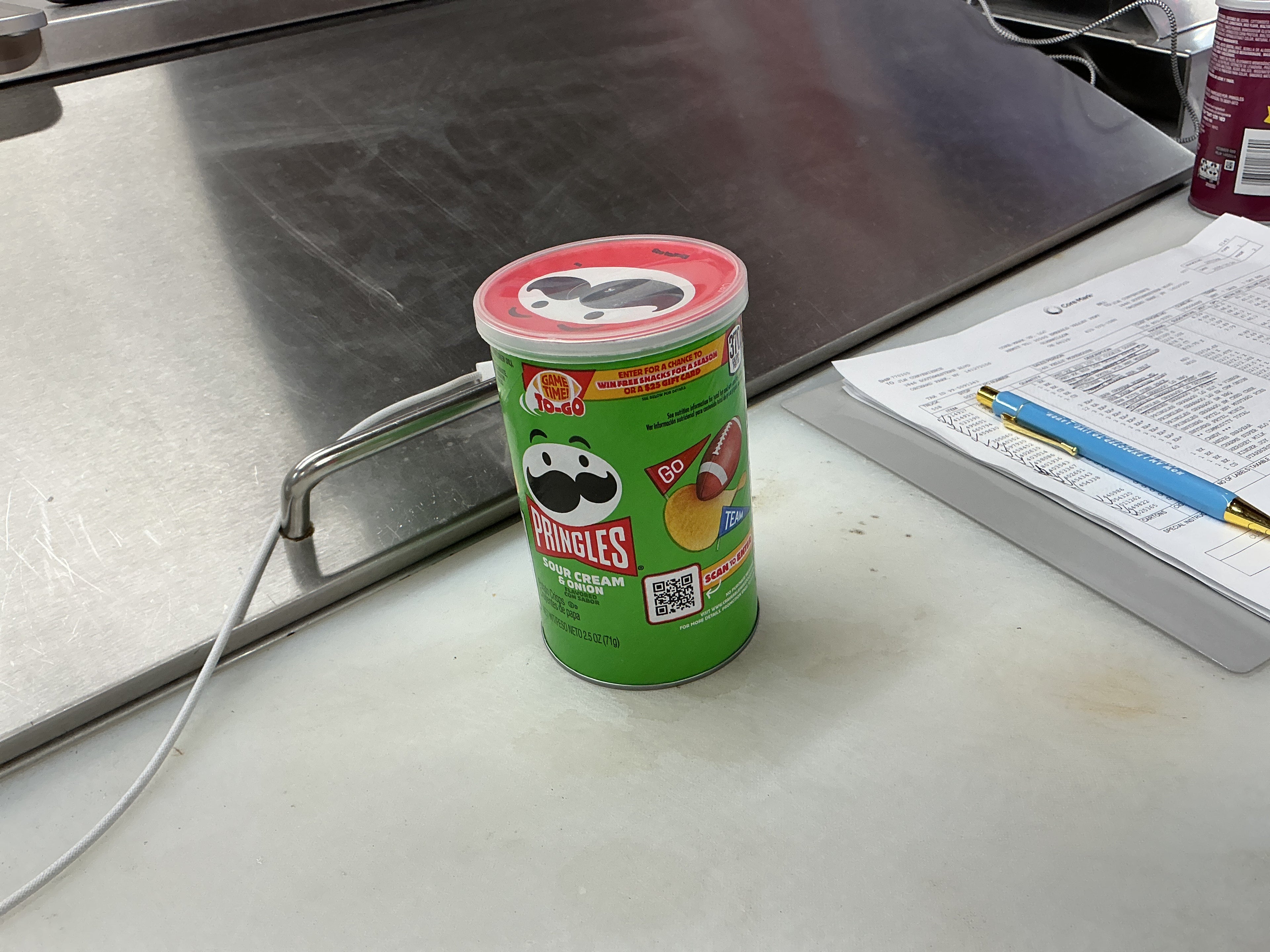 Pringle’s Grab n Go Sour Cream and Onion Lg
