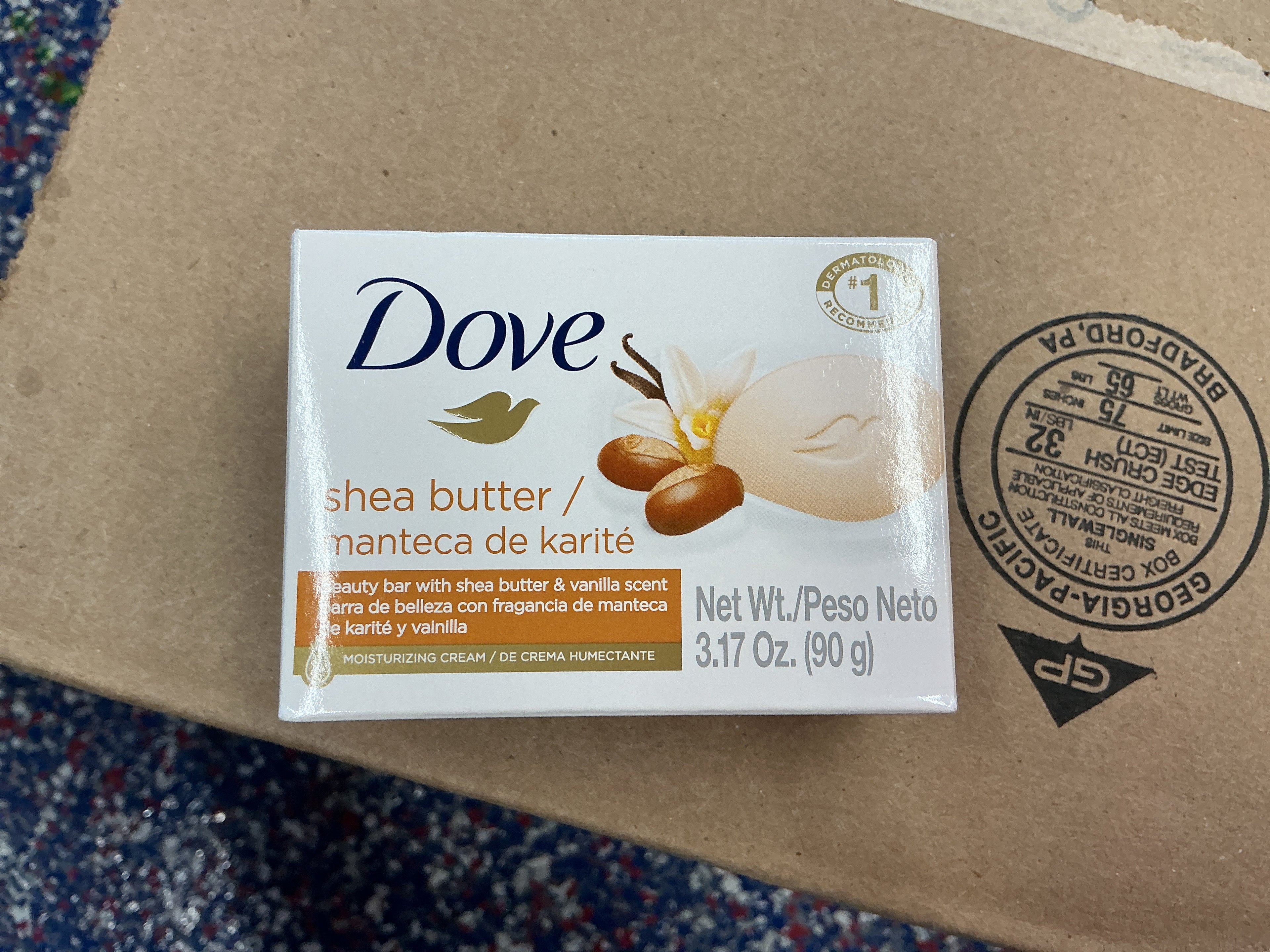 Dove soap pampering shea butter