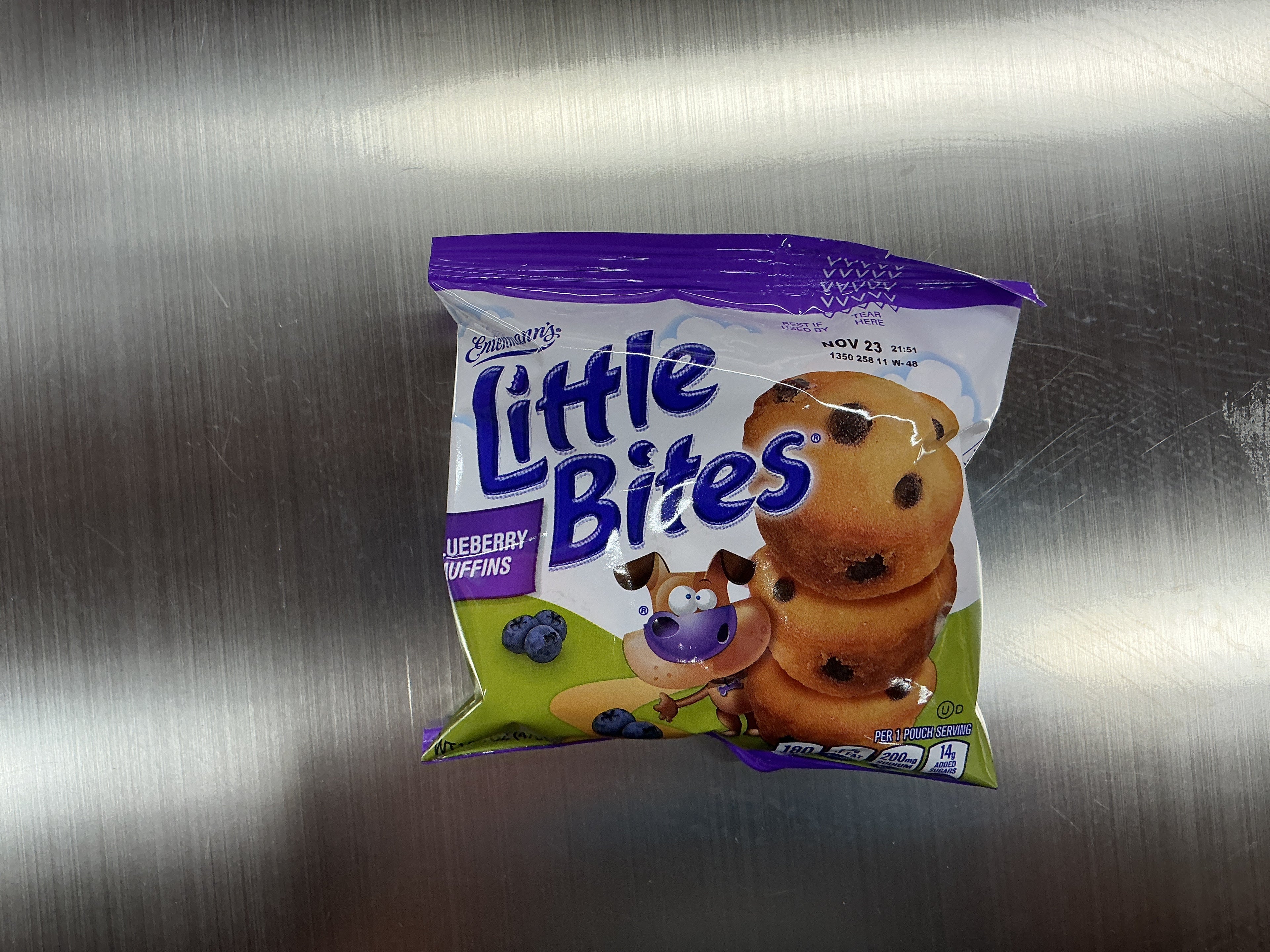 Little bites bags (blueberry muffin)