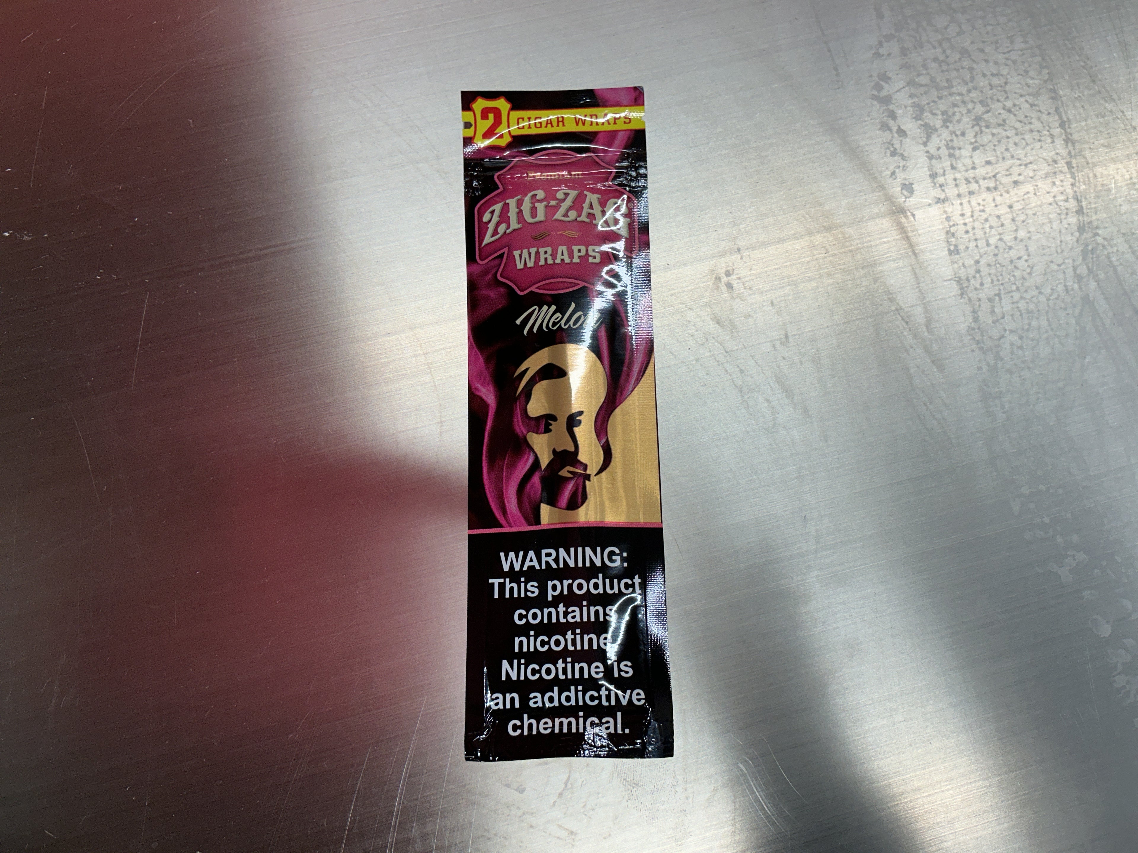 Zigzag cigar wrap melon 2pk