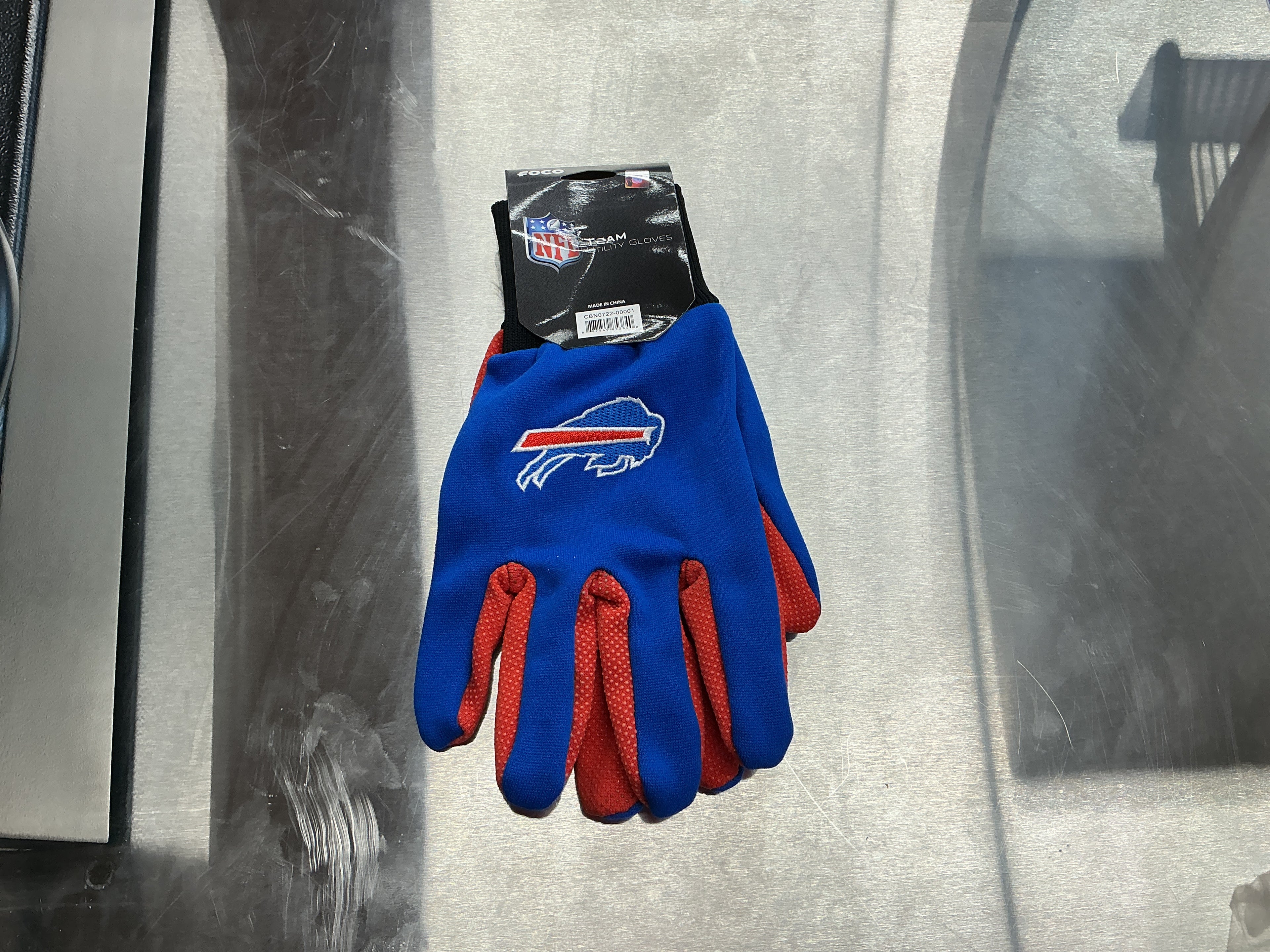 Buffalo Bills Utility Gloves Blue/Red