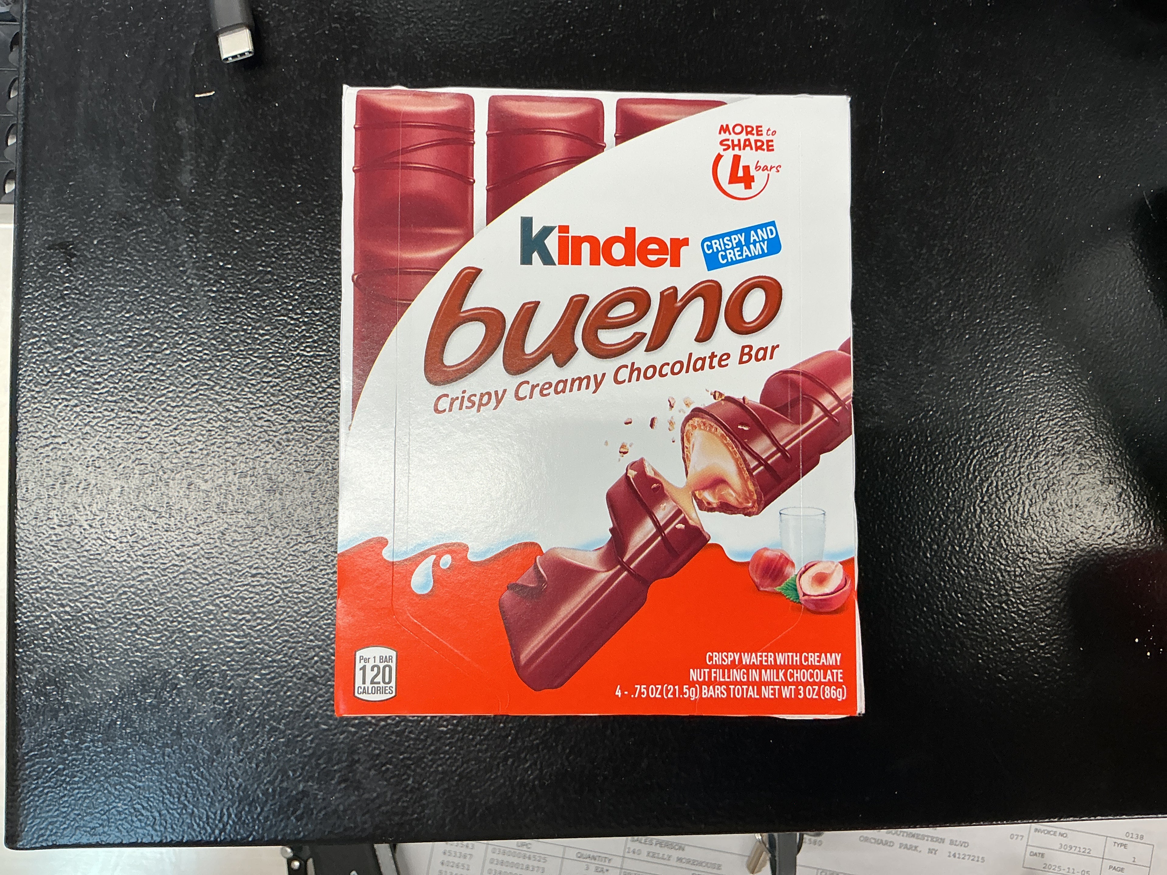 Kinder Bueno Share Size 4 Pk