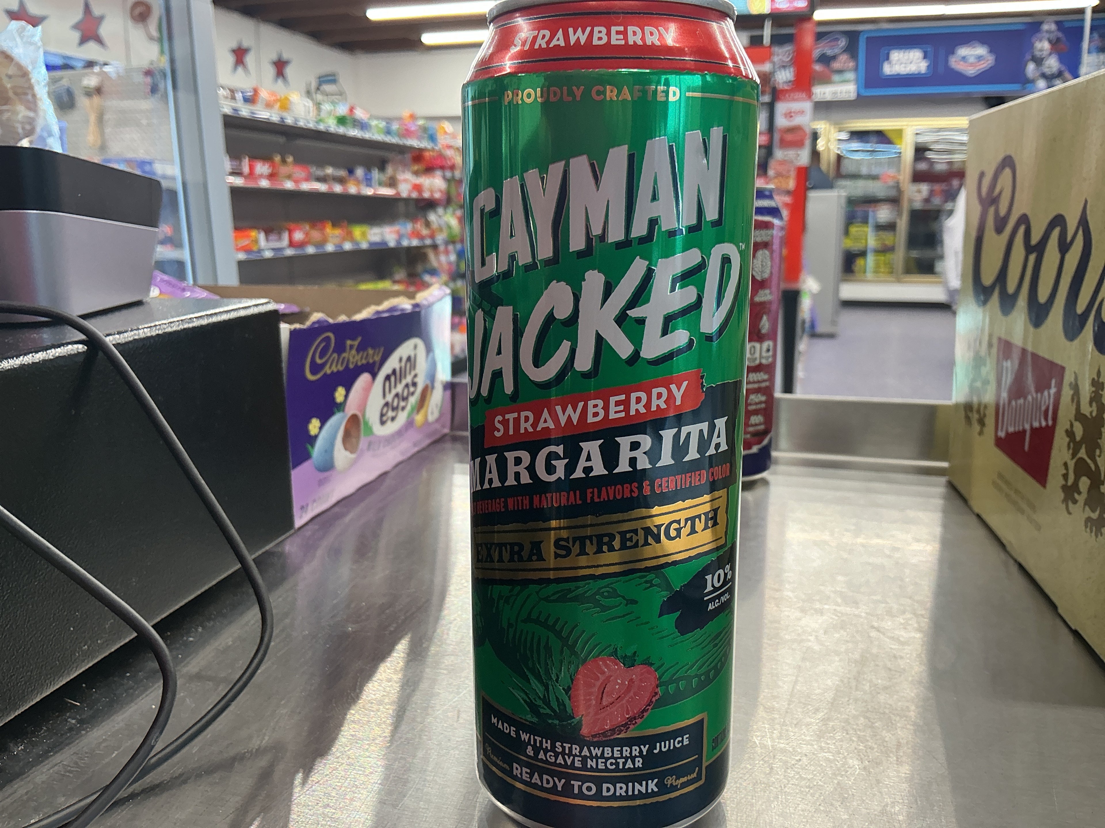 Cayman jacked strawberry margarita