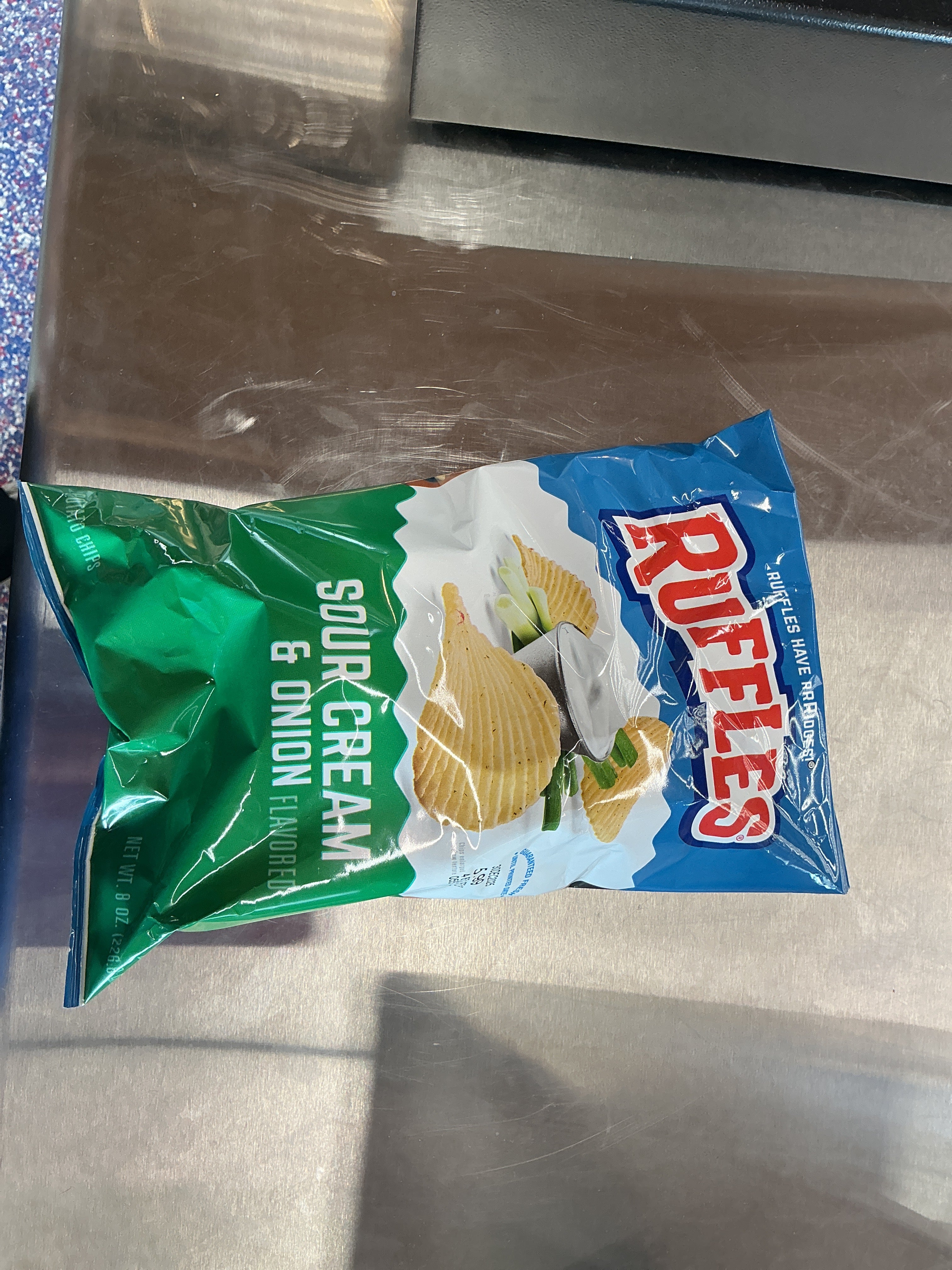 Ruffles Sour Cream & Onion 8oz