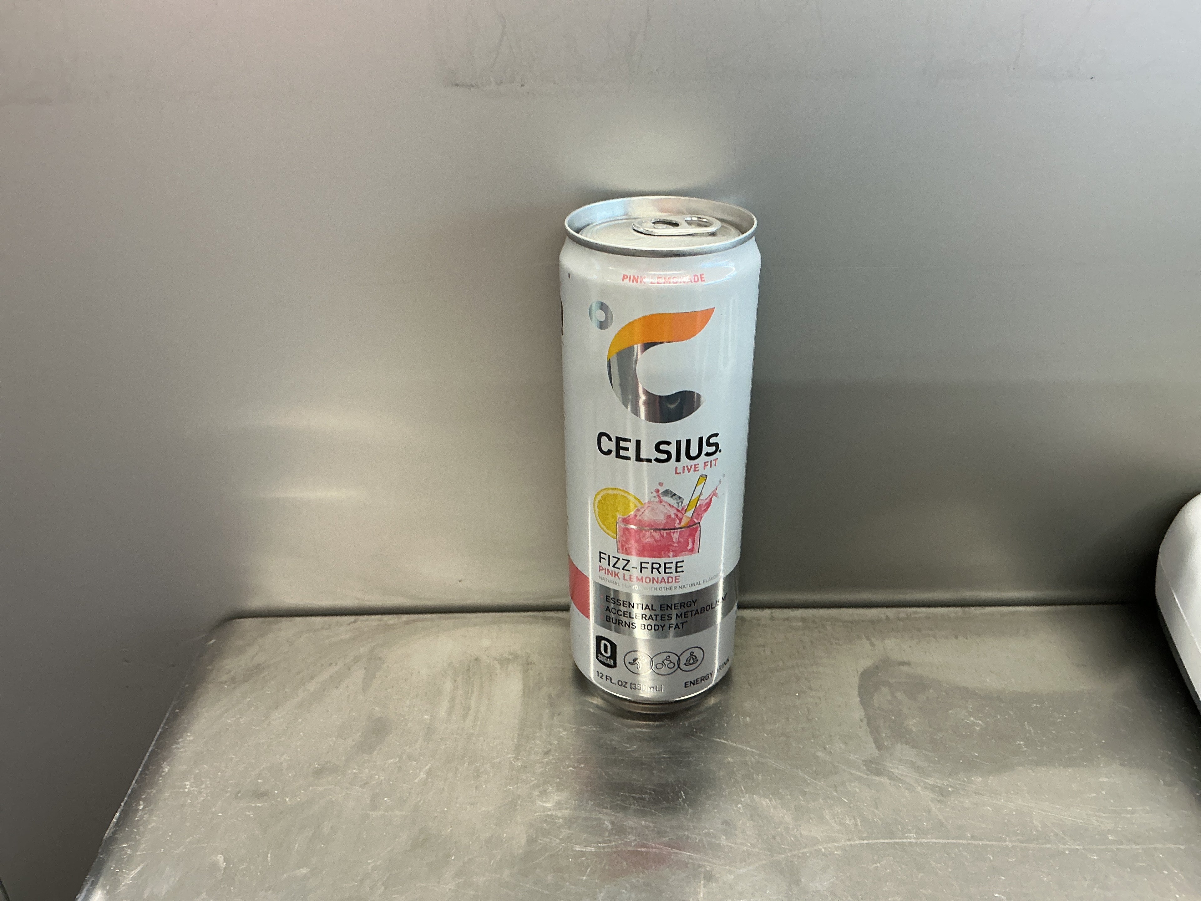 Celsius Fizz-Free pink Lem 12o