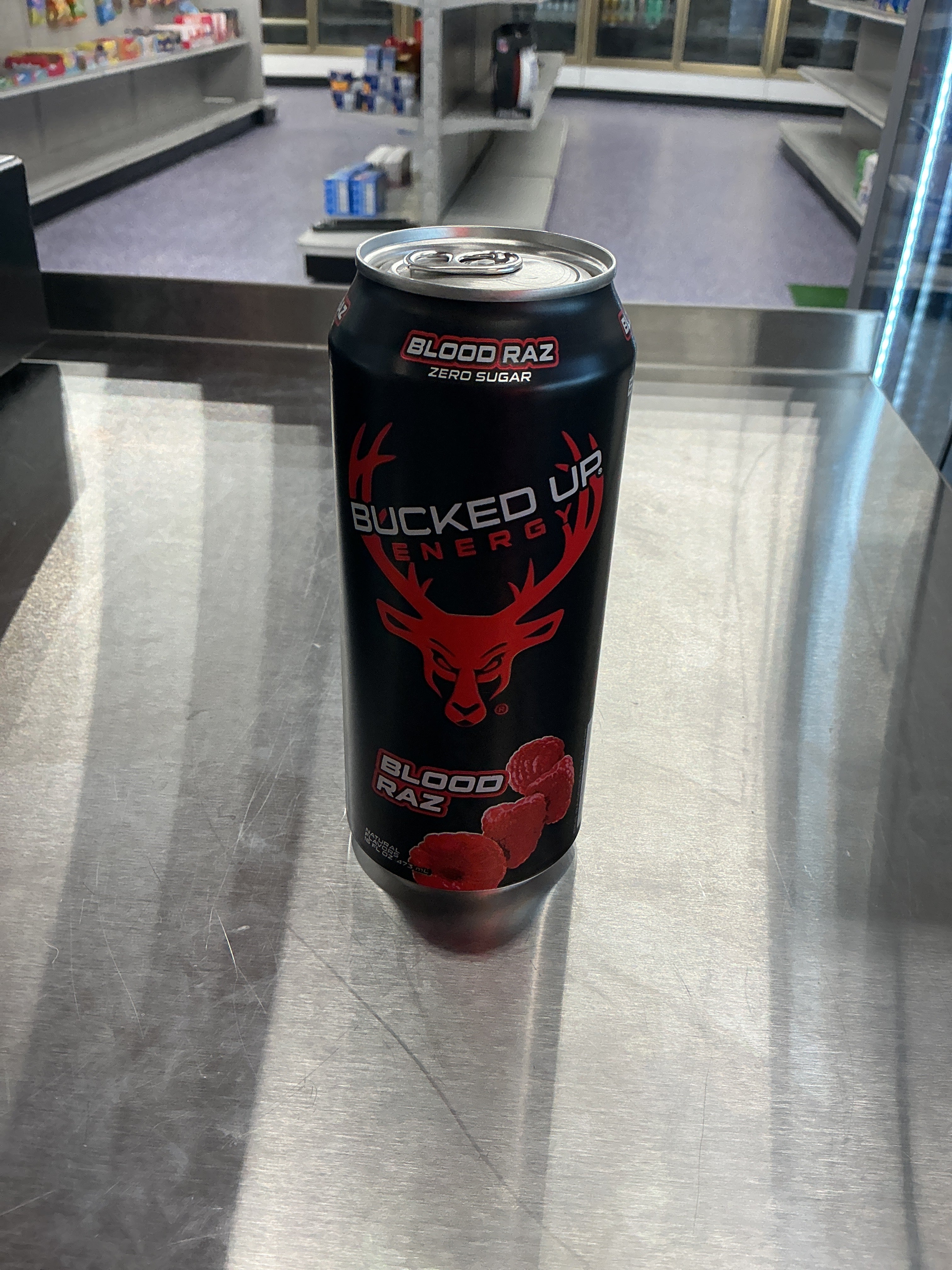 Bucked Up Blood Raz 16oz