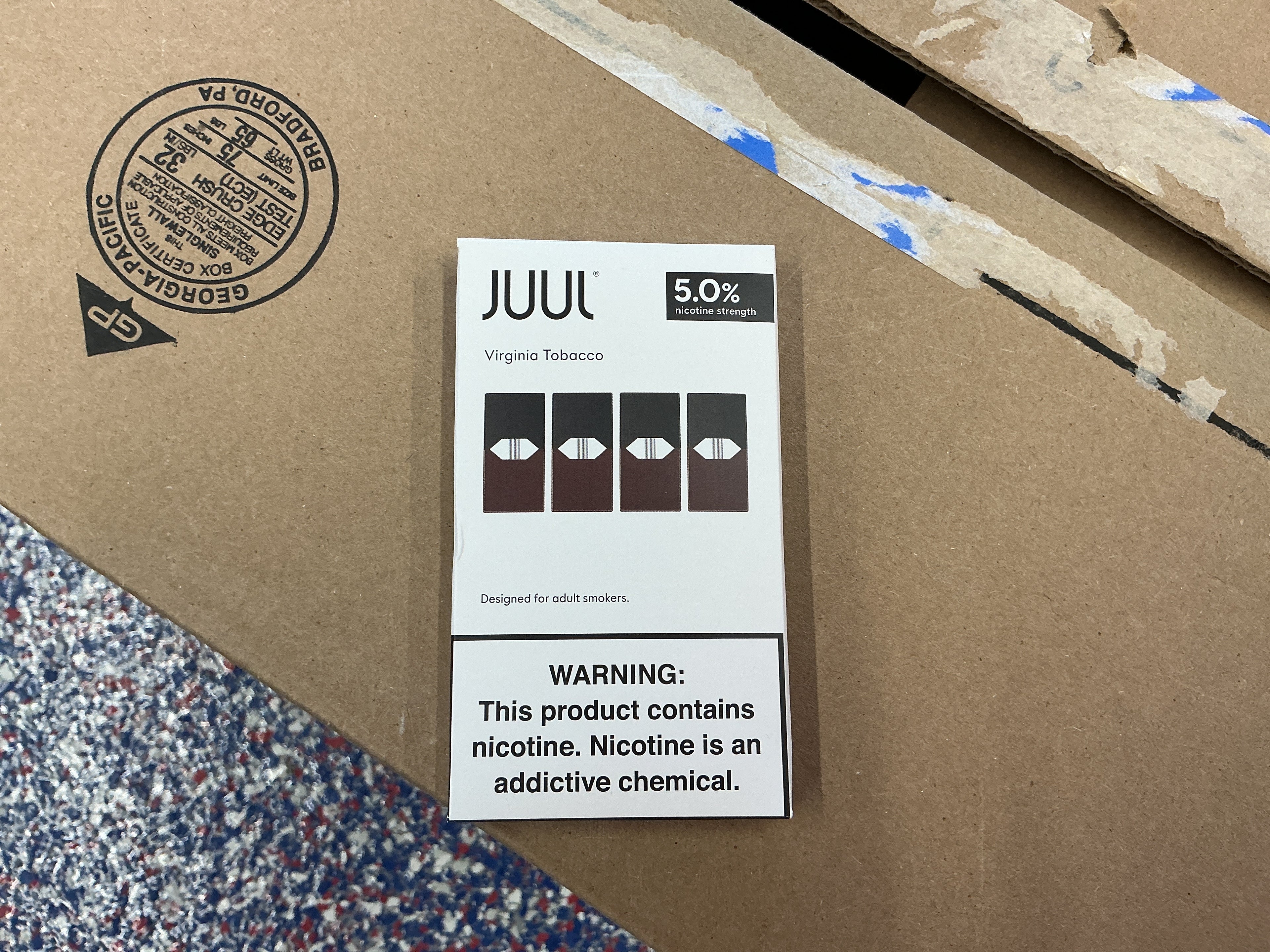 Juul pod 4pk Virginia tabacco