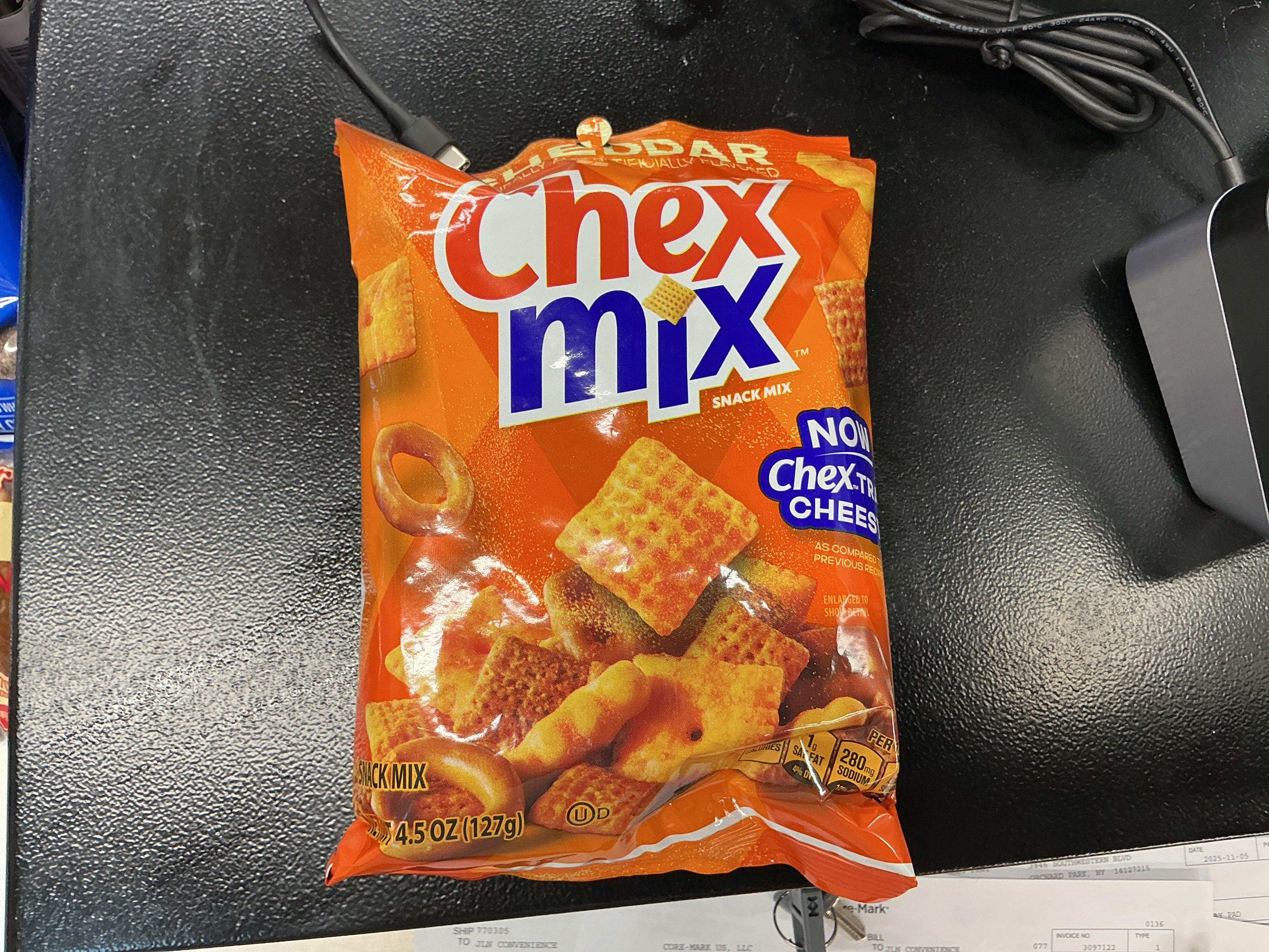 Chex Mix Cheddar Cheese