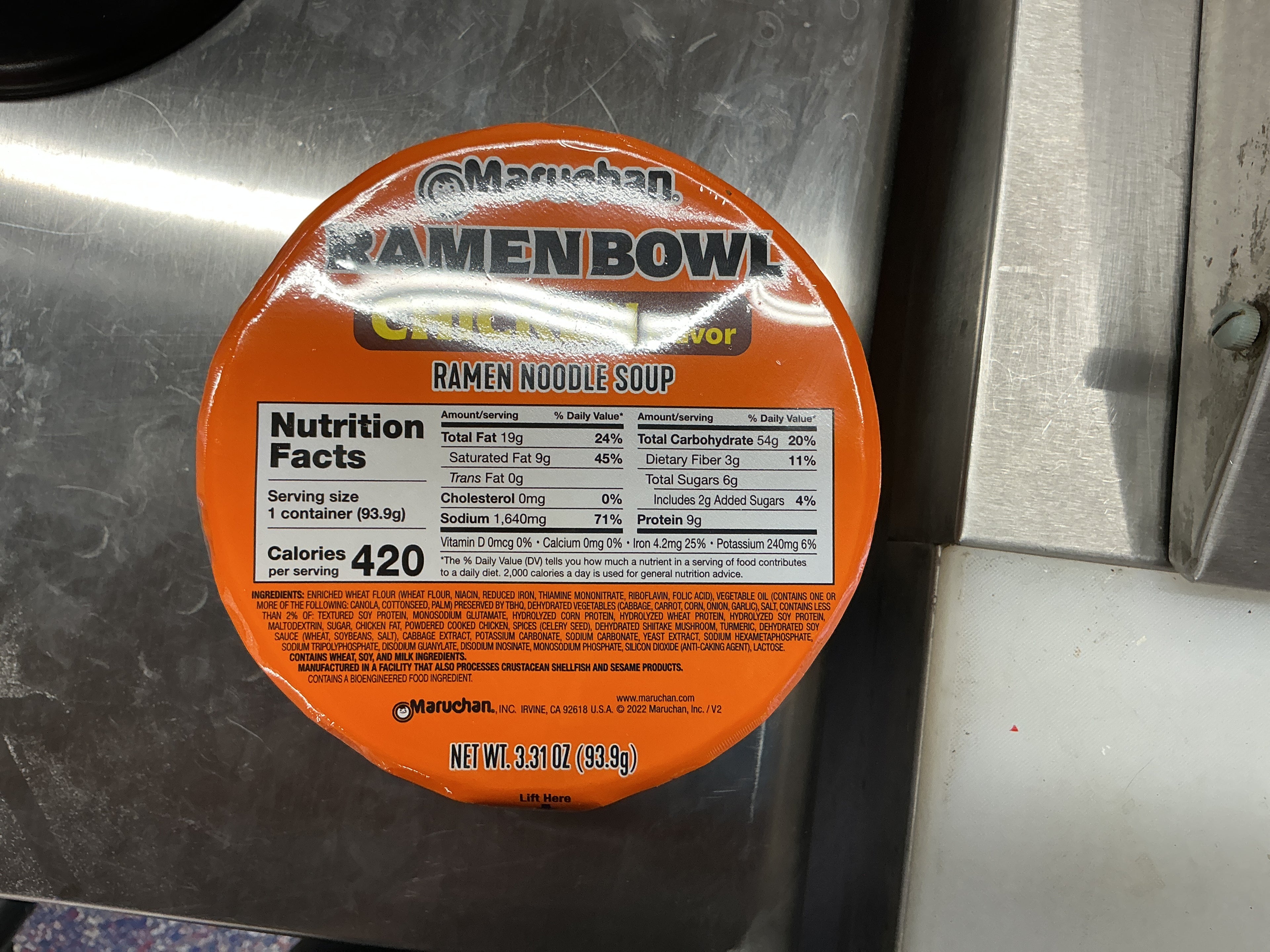 Maruchan Bowl Chicken