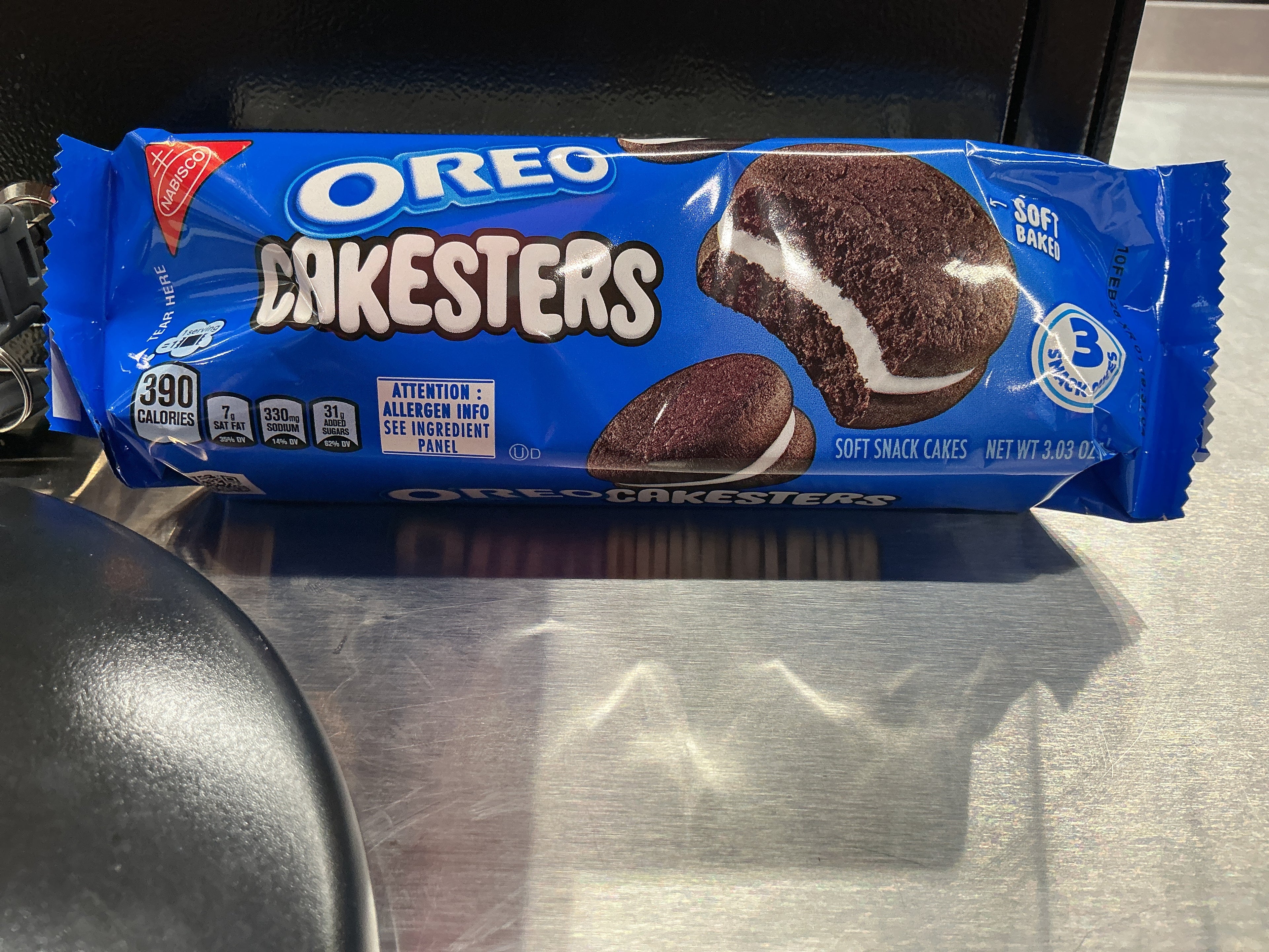 Nab cakesters Oreo Original 3.03oz
