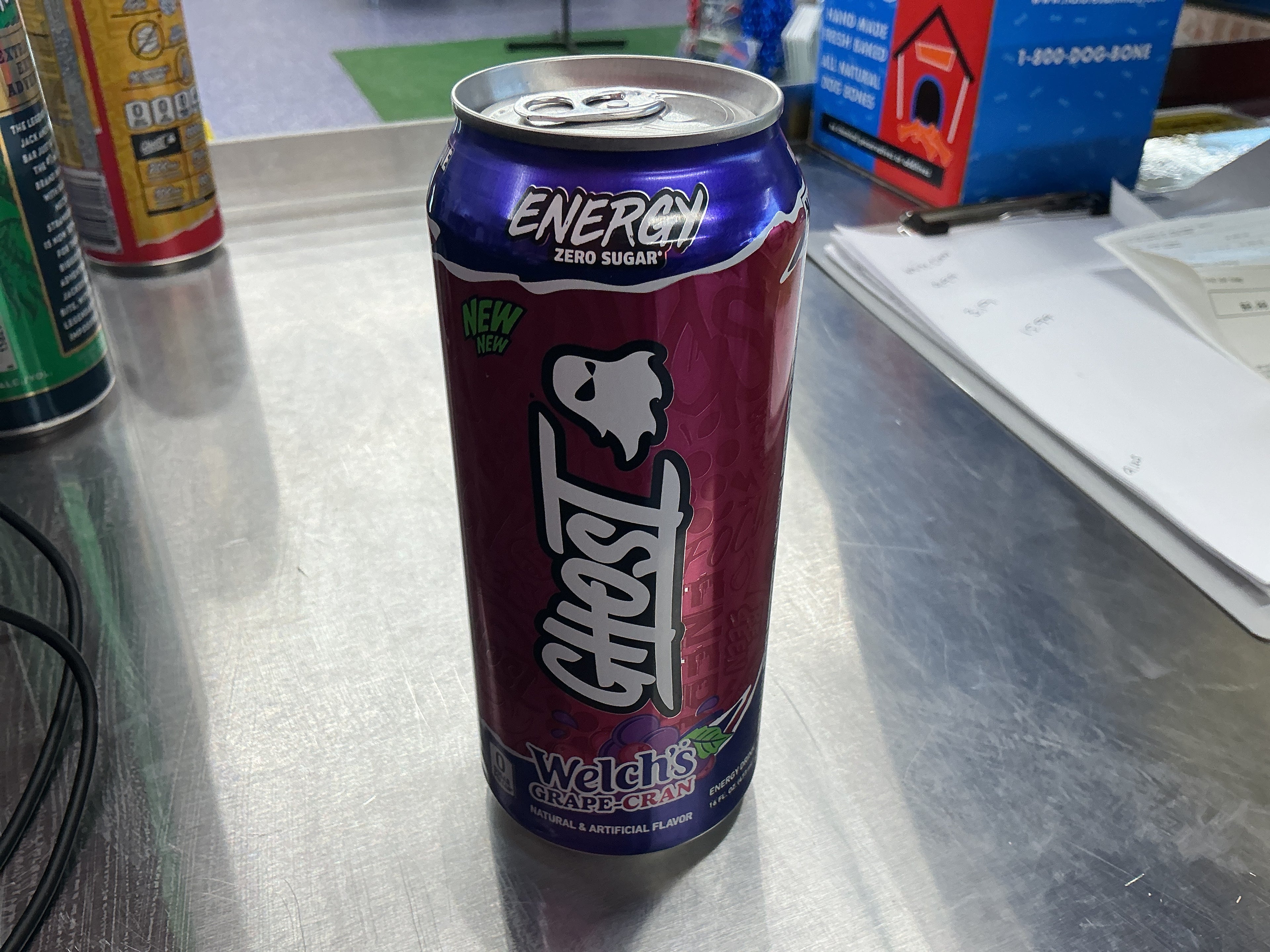 Ghost Welch’s grape-cran 16oz