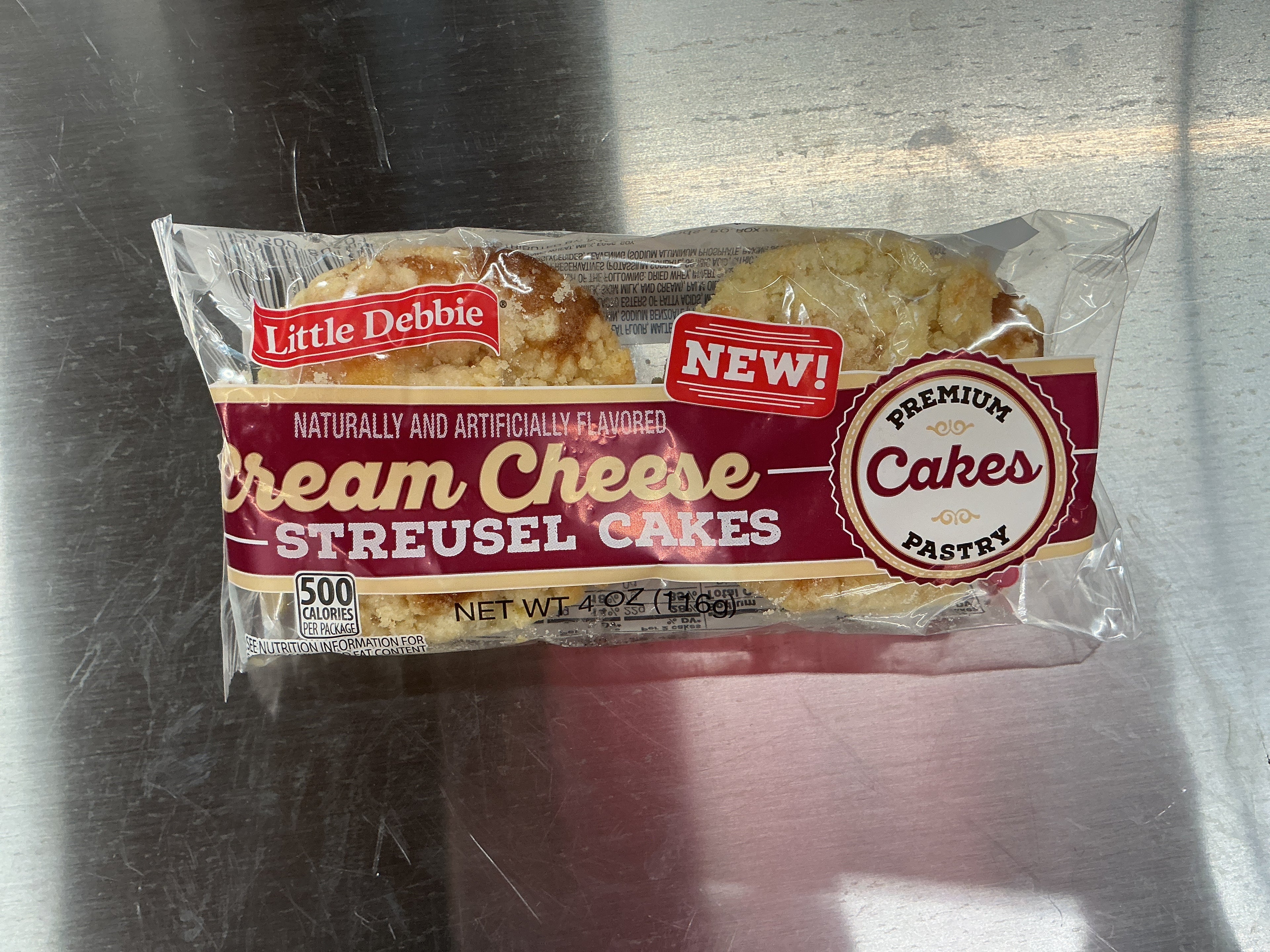 Little Debbie - cream cheese streusel cakes