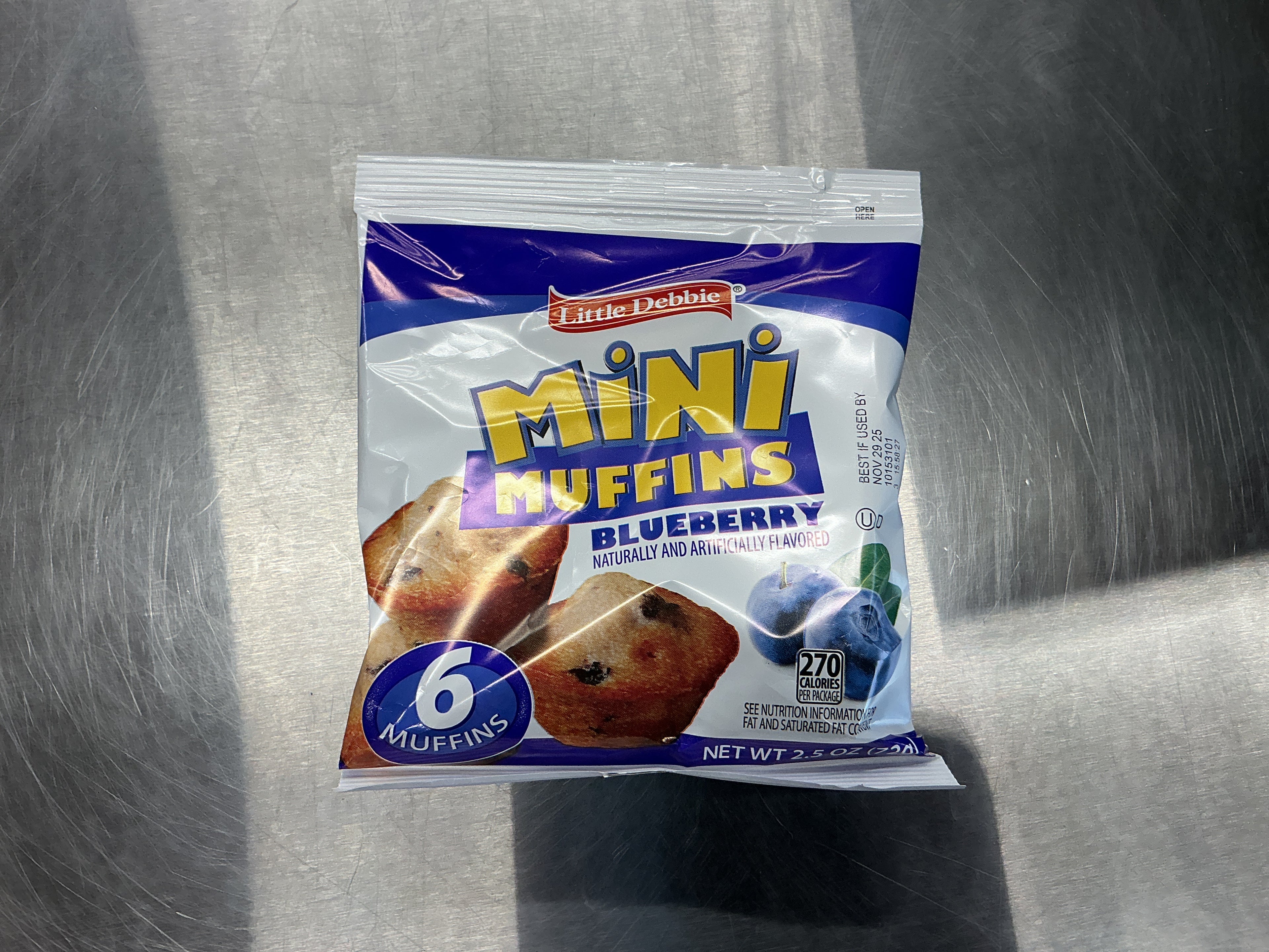 Little Debbie Mini Blueberry Muffin
