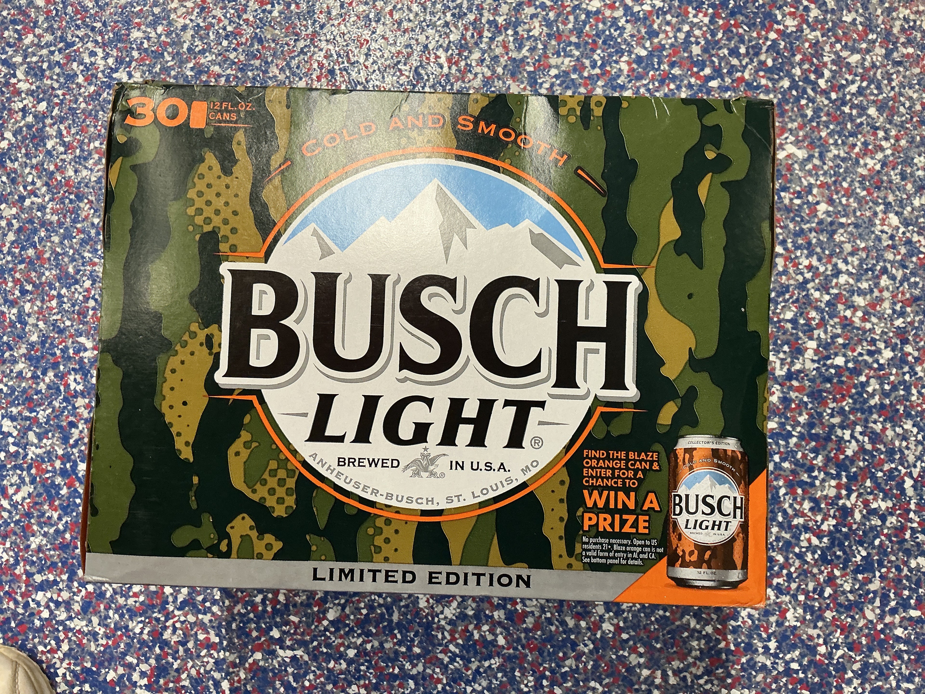 Busch Light 30pk/12oz cans