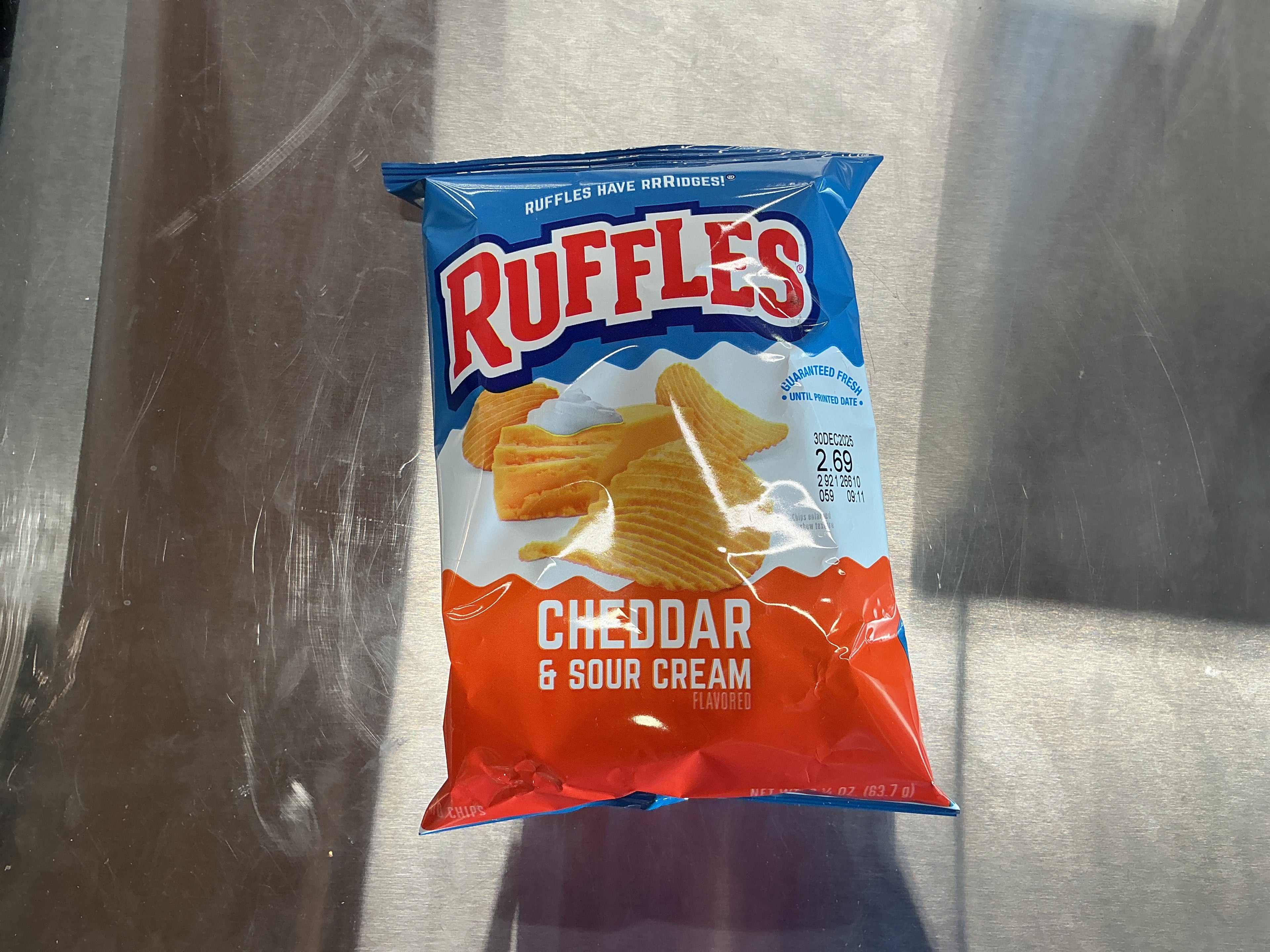 Ruffles Cheddar & Sour Cream 2 1/4oz