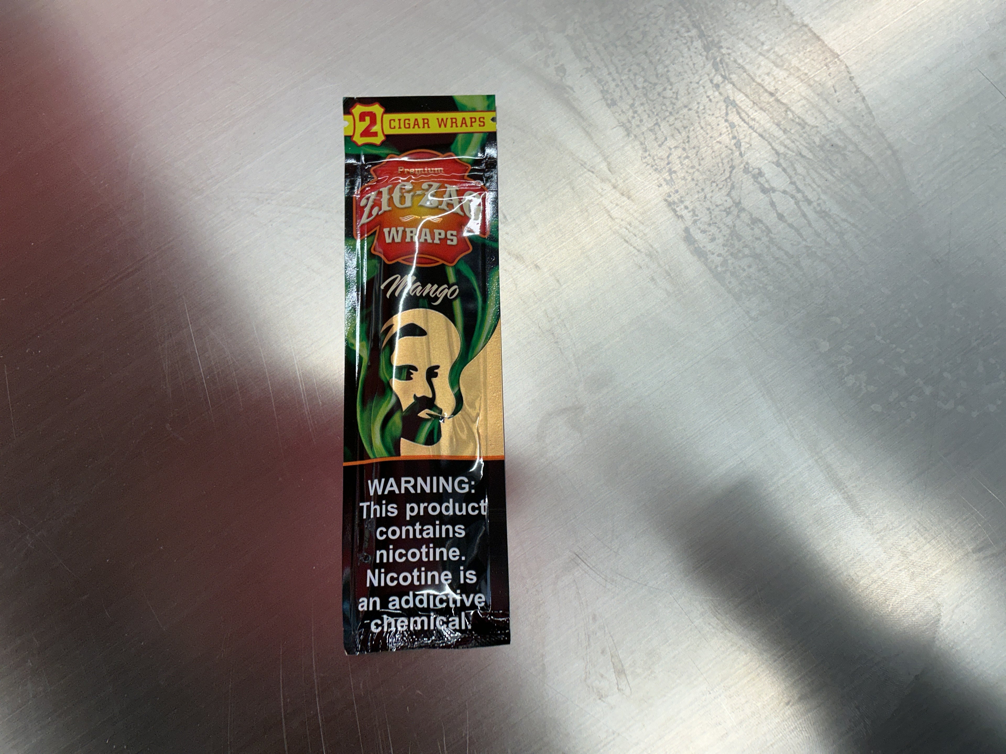 Zigzag cigar wrap mango 2pk