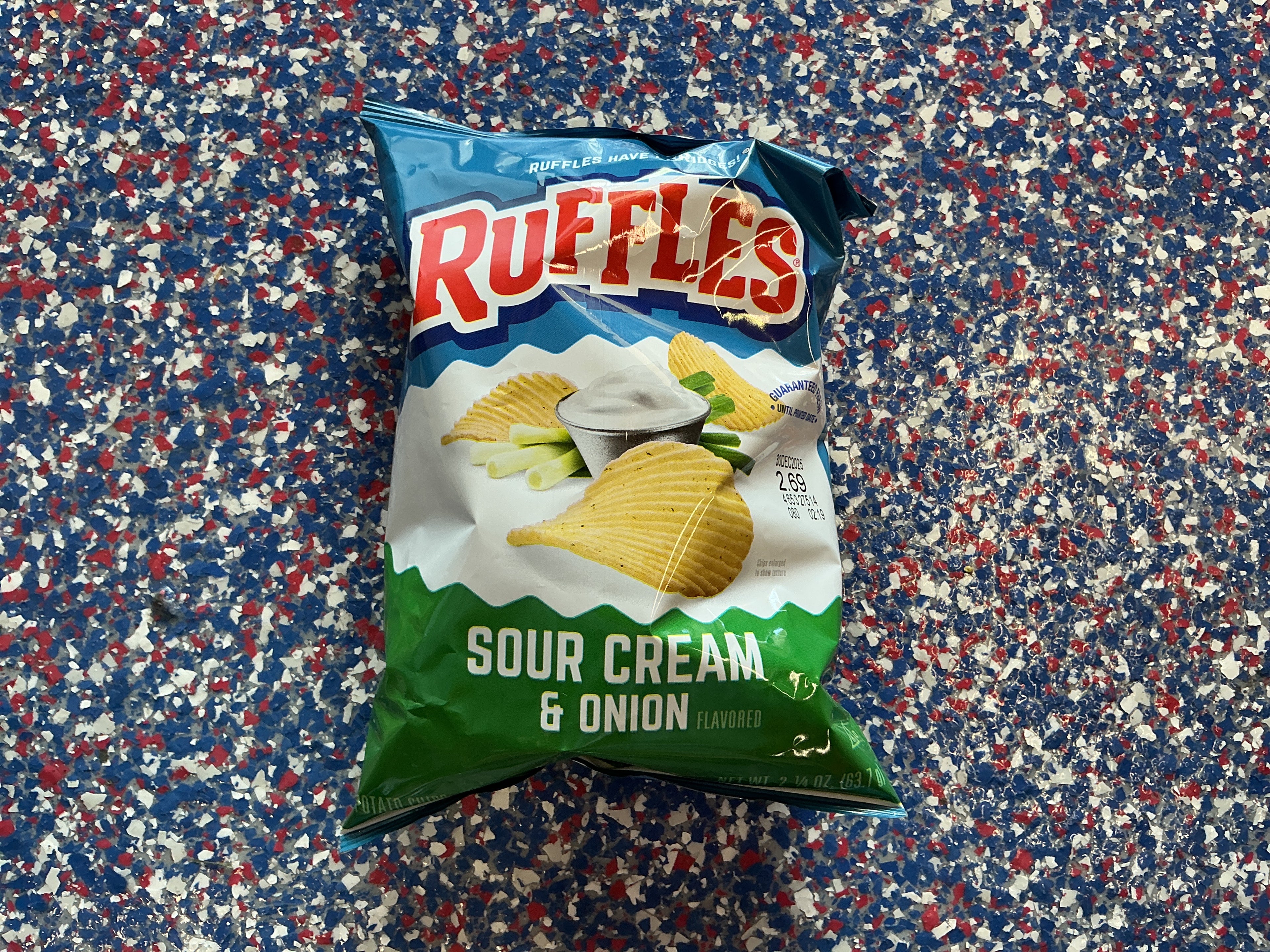 Ruffles Sour Cream and Onion 2 1/4oz