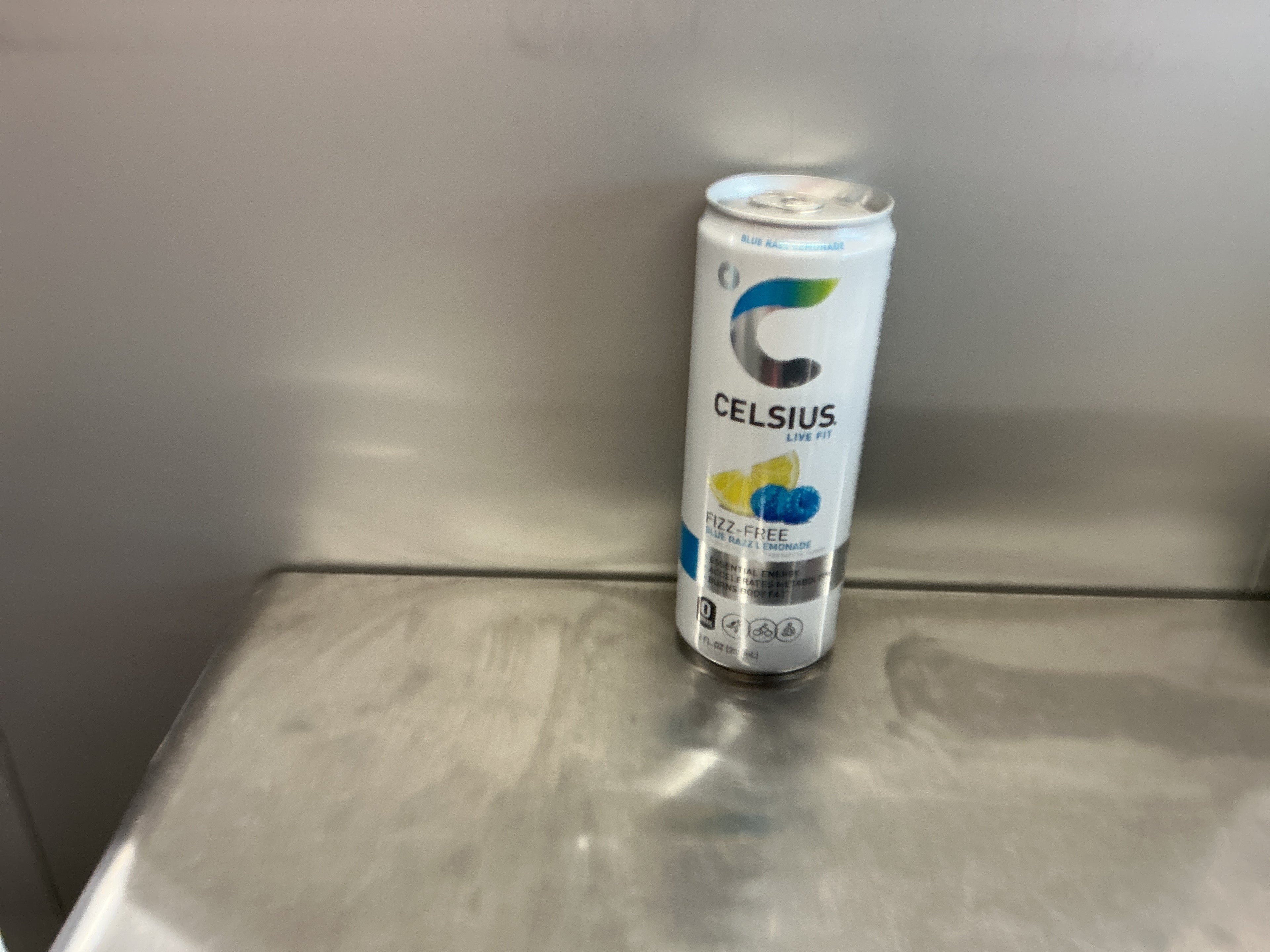 Celsius fizz-free blue raz Lem 12oz