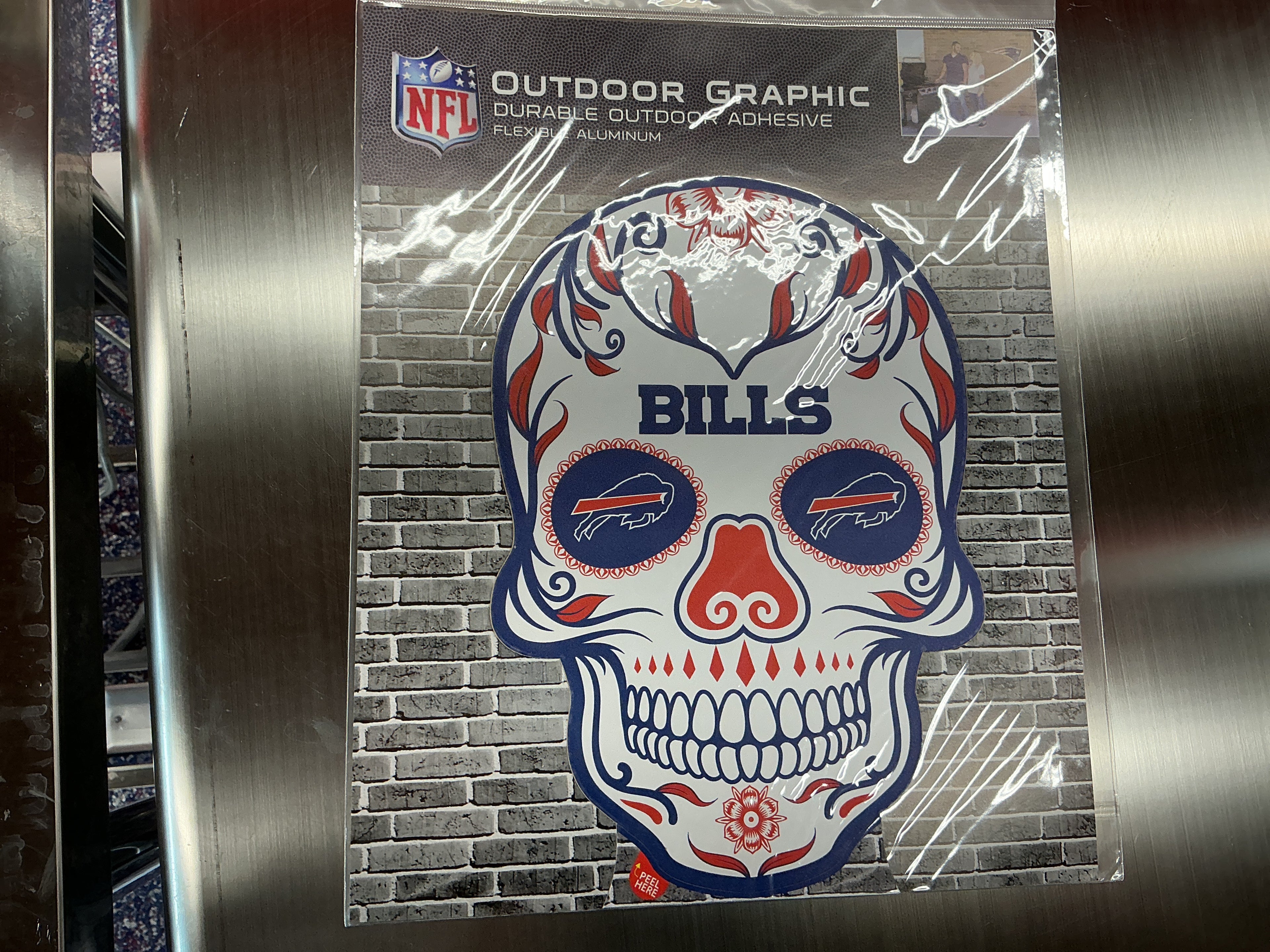 Bills Skull Large Outdoor Graphic