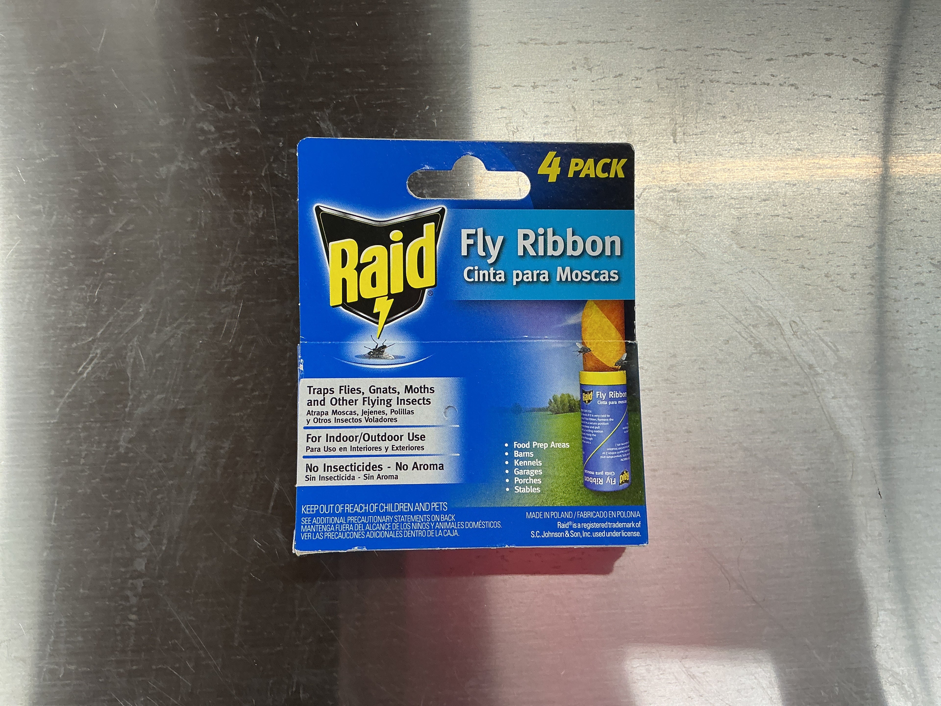 Raid fly paper
