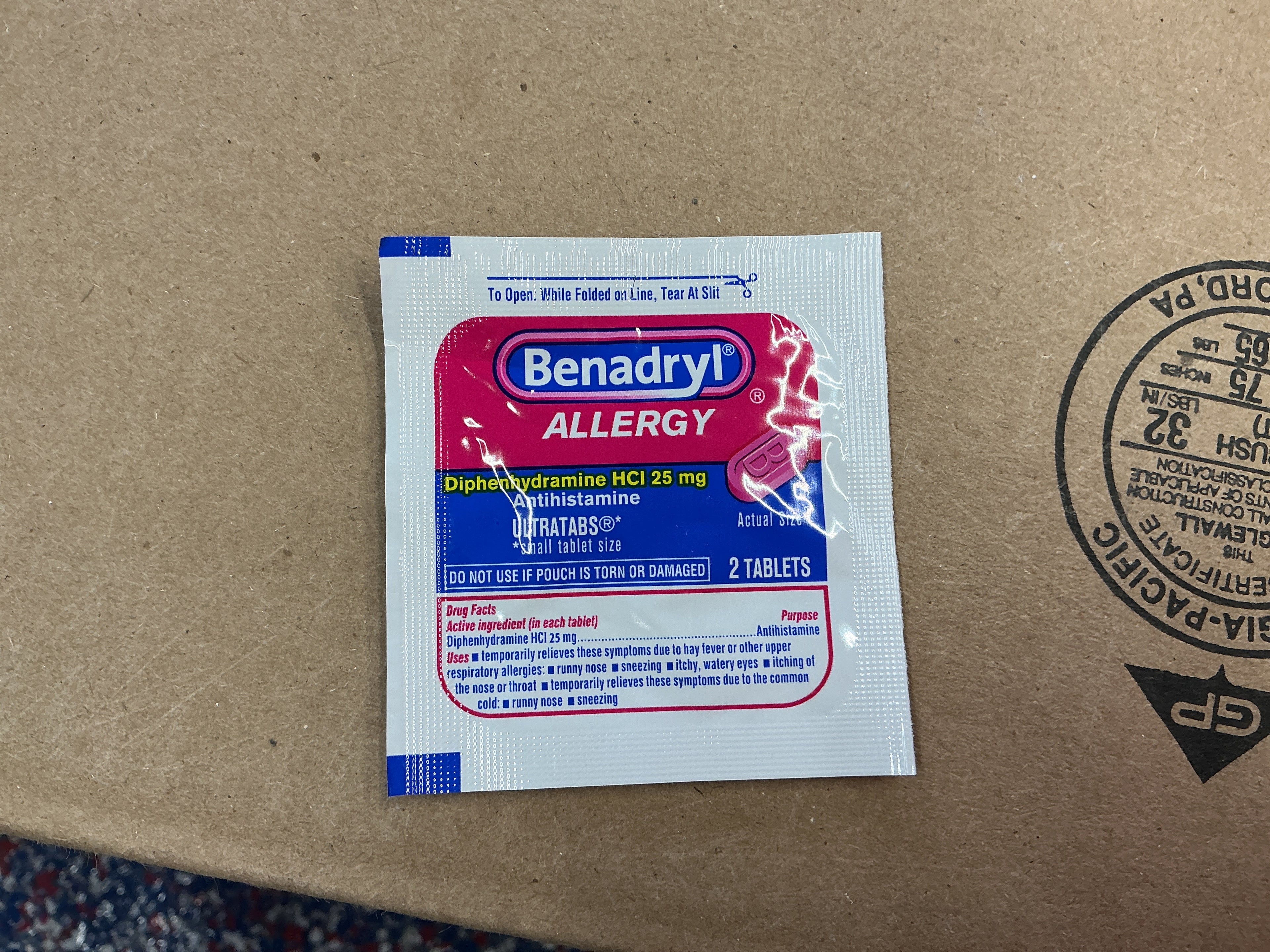 Benadryl Allergy
