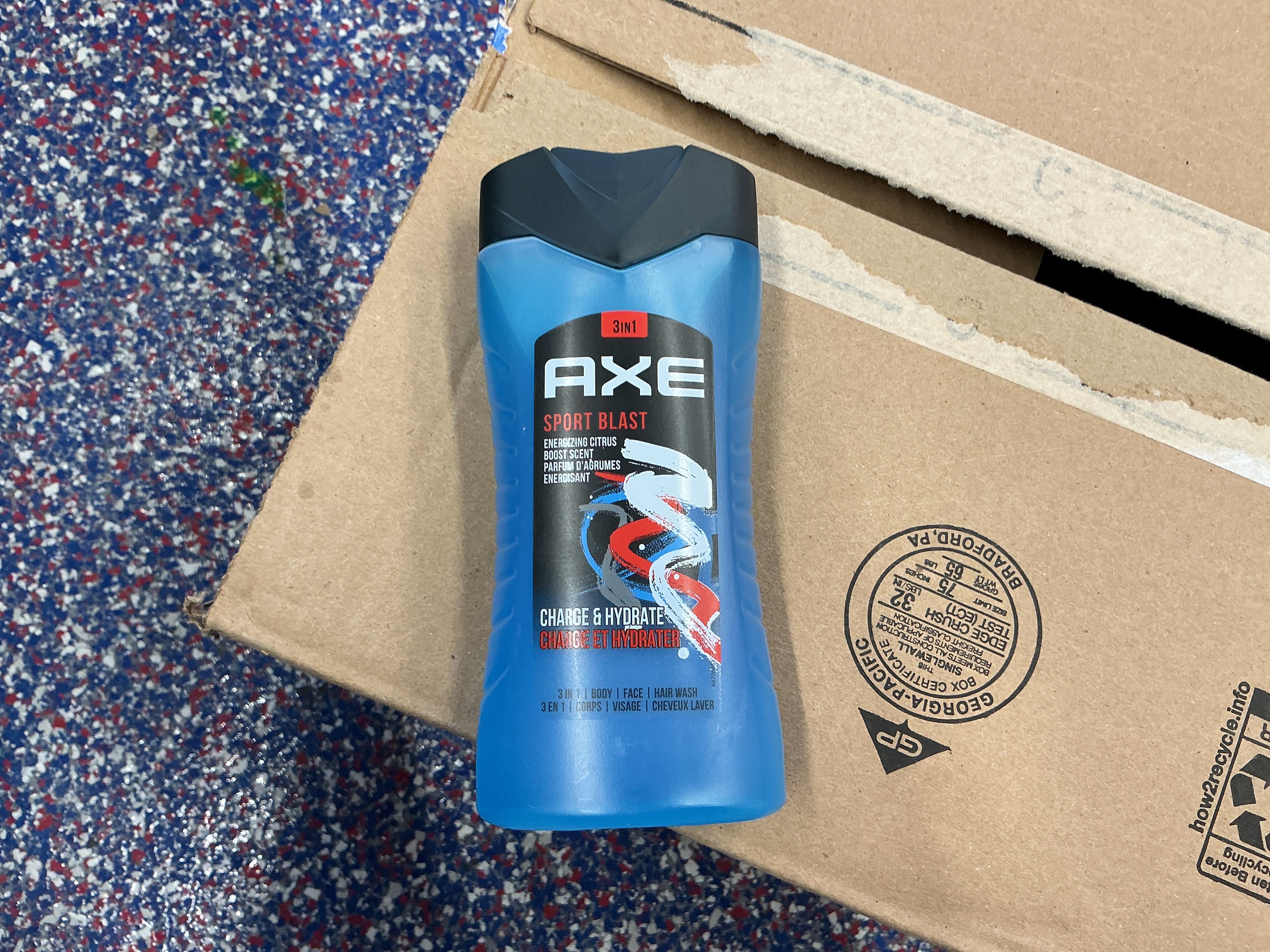 Axe body wash sport