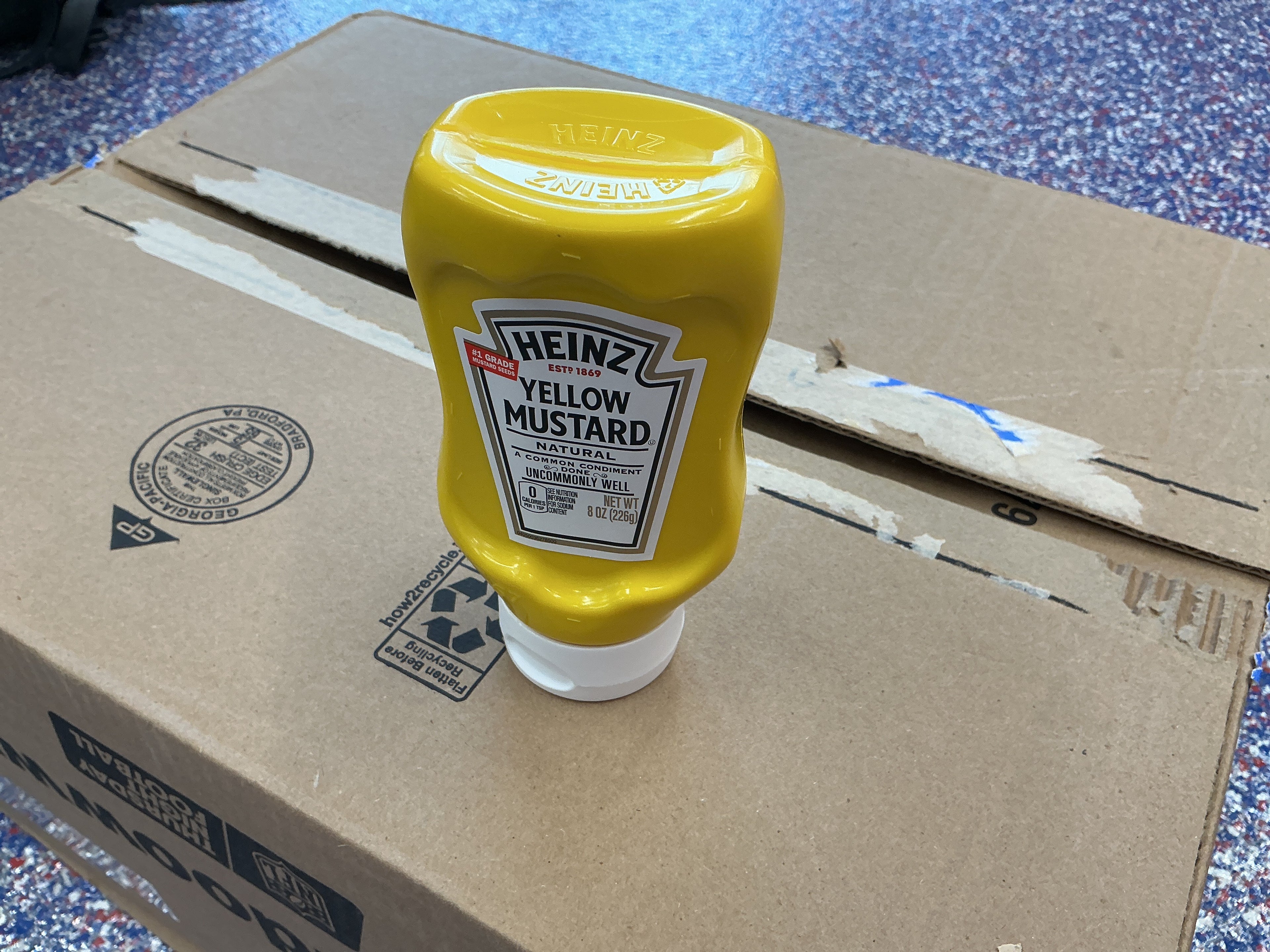 Heinz yellow mustard 8oz
