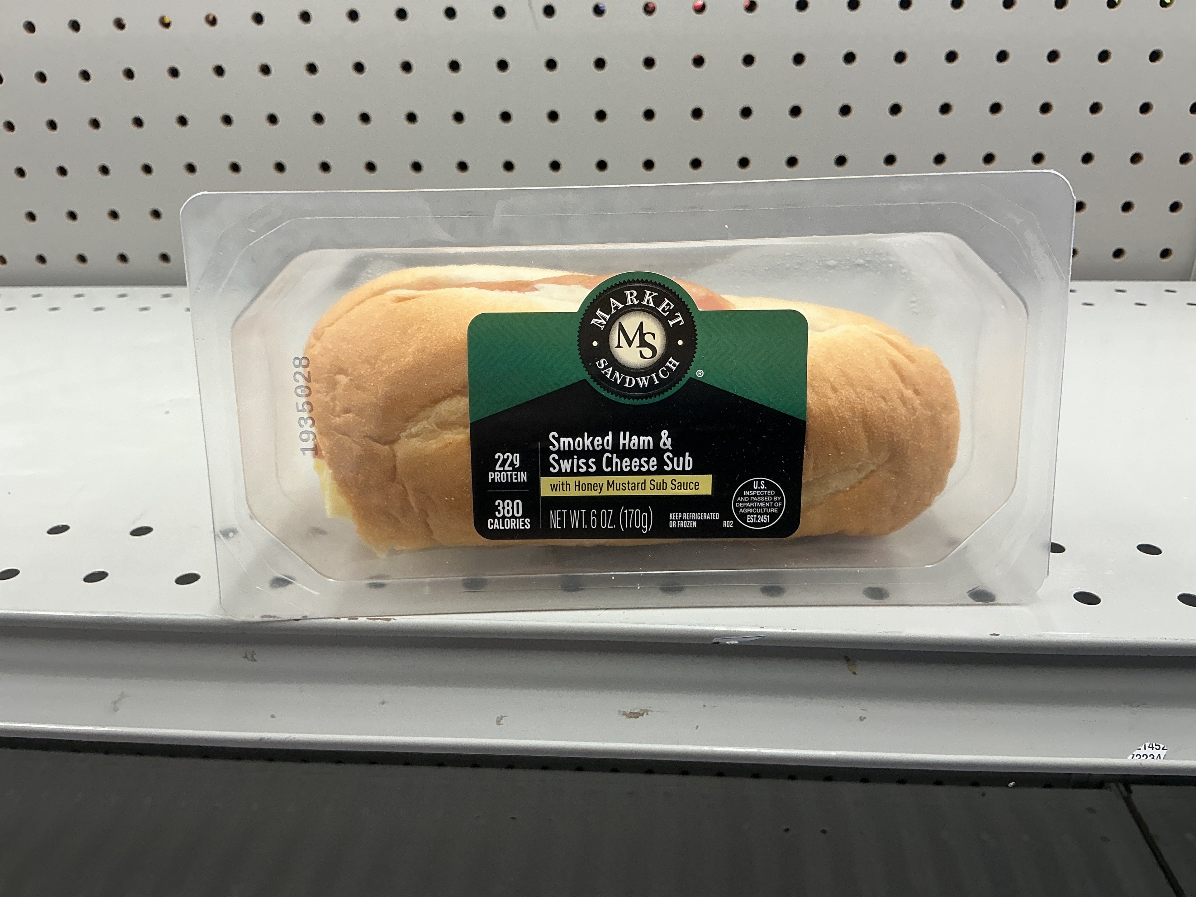 Market Sandwich Smoked Ham&Swiss cheese sub